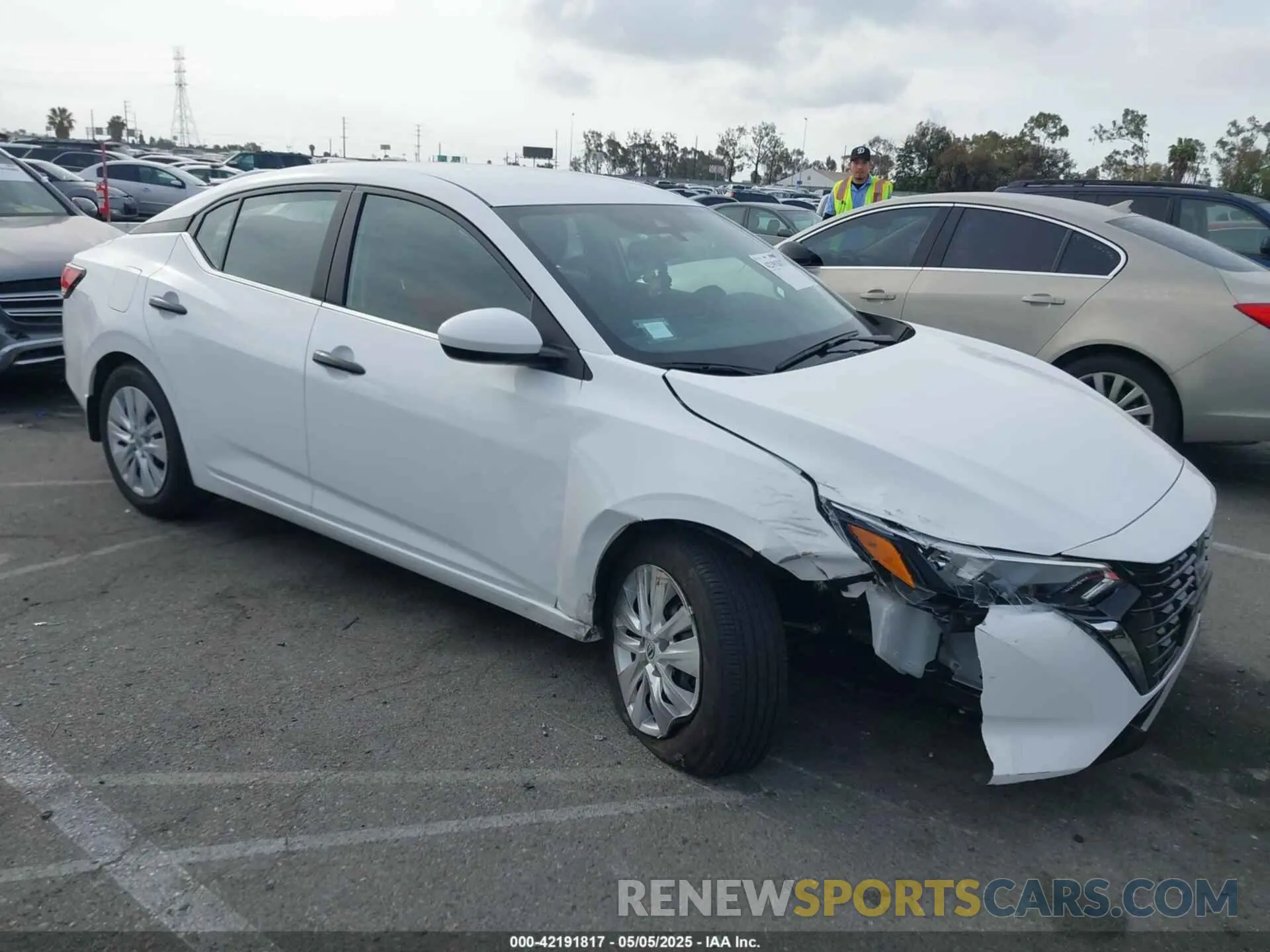 1 Photograph of a damaged car 3N1AB8BV2RY365243 NISSAN SENTRA 2024