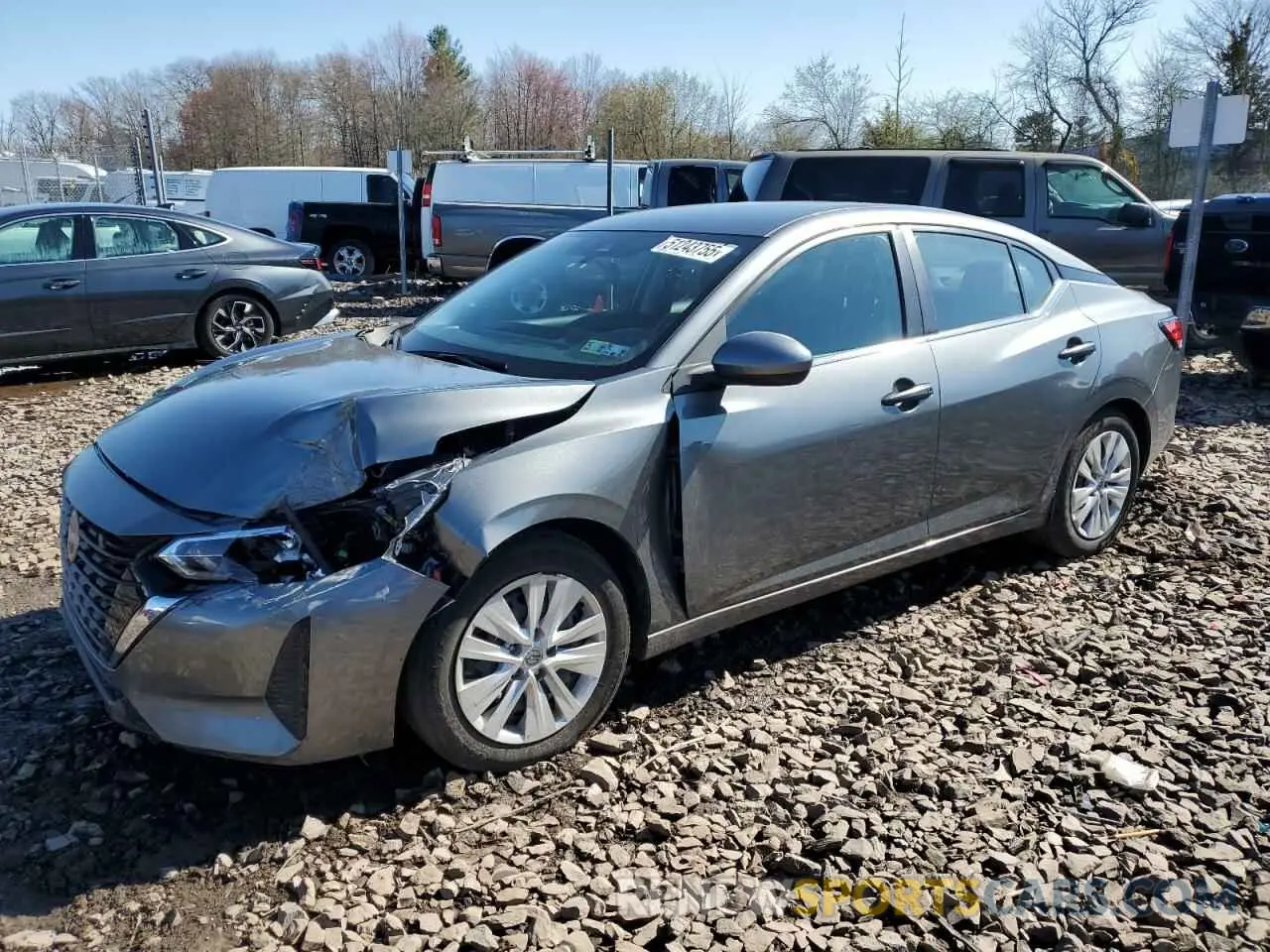 1 Photograph of a damaged car 3N1AB8BV3RY219613 NISSAN SENTRA 2024