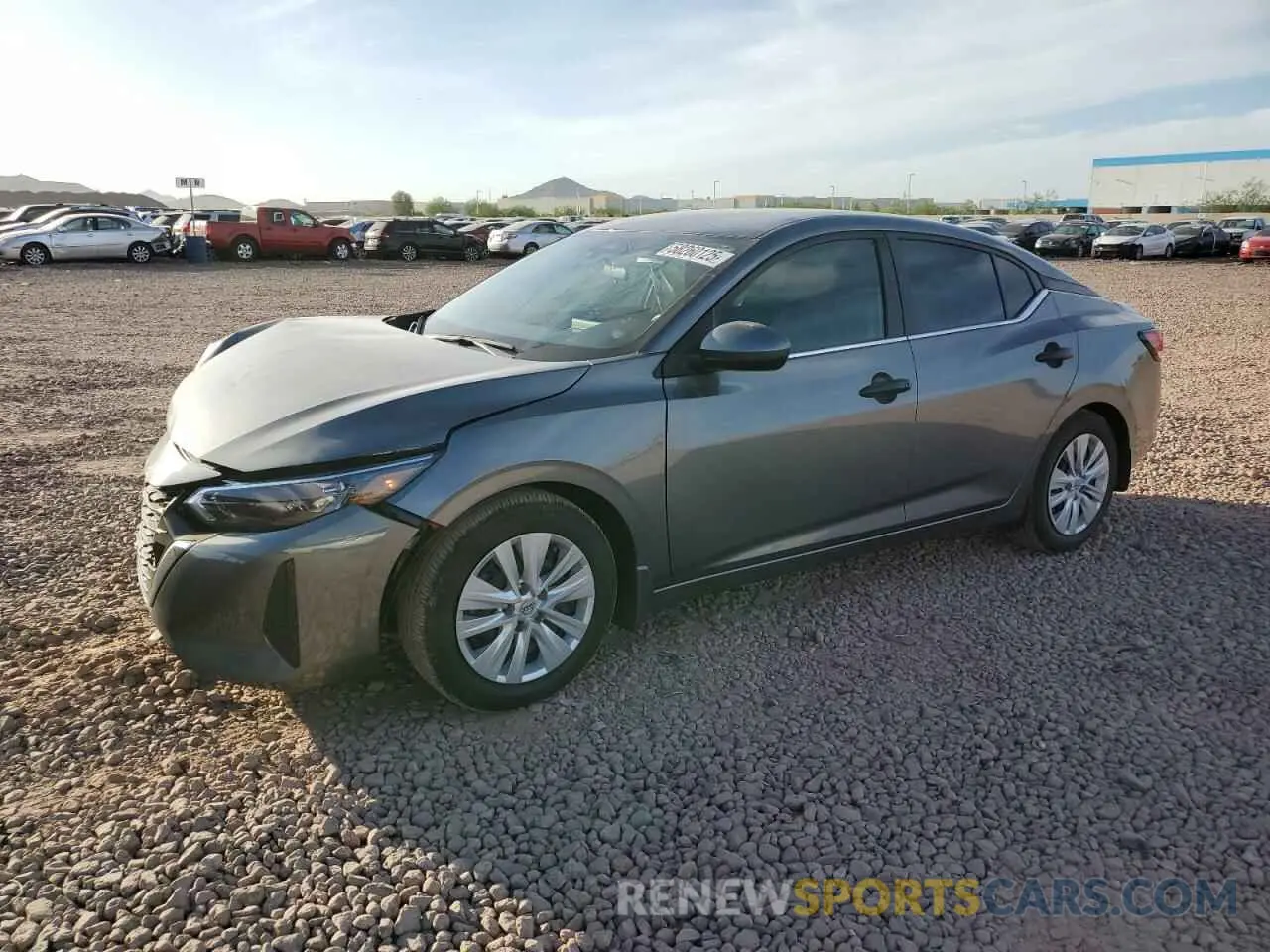1 Photograph of a damaged car 3N1AB8BV3RY293064 NISSAN SENTRA 2024