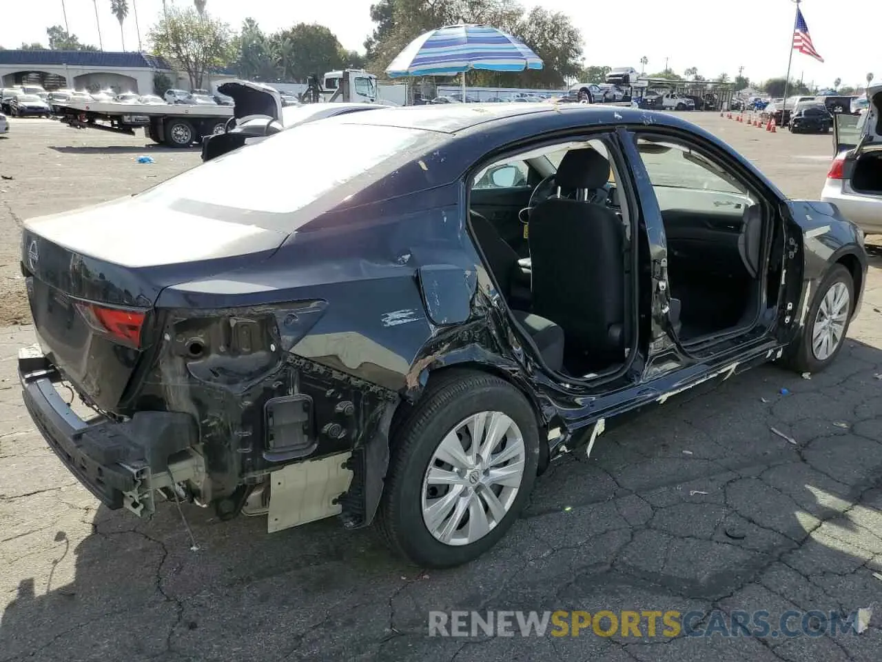 3 Photograph of a damaged car 3N1AB8BV4RY209558 NISSAN SENTRA 2024