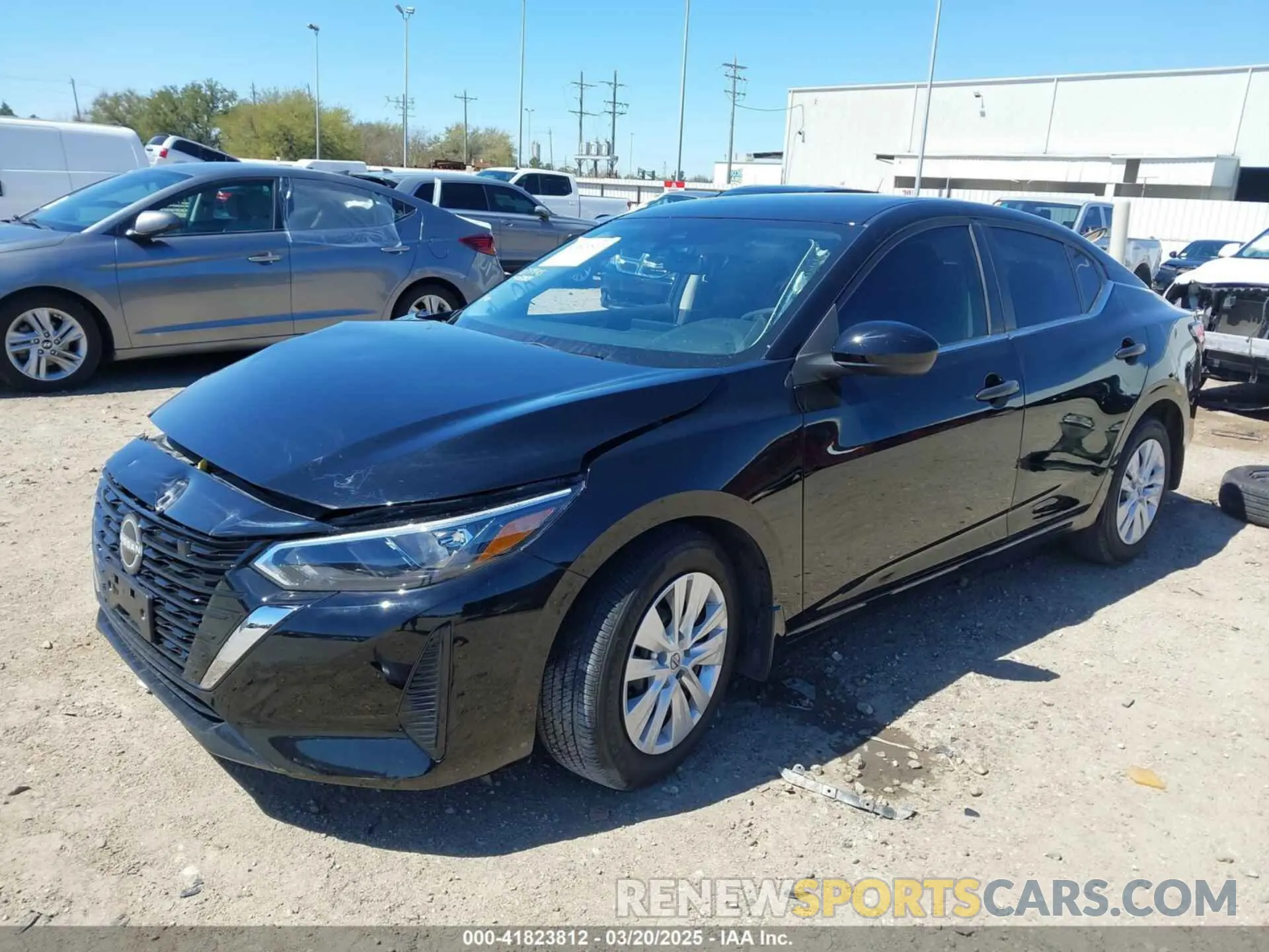 2 Photograph of a damaged car 3N1AB8BV4RY209740 NISSAN SENTRA 2024