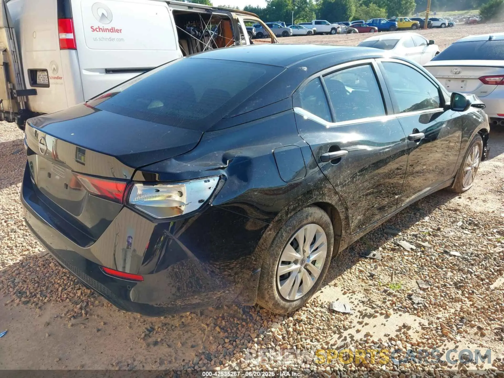 4 Photograph of a damaged car 3N1AB8BV4RY242785 NISSAN SENTRA 2024