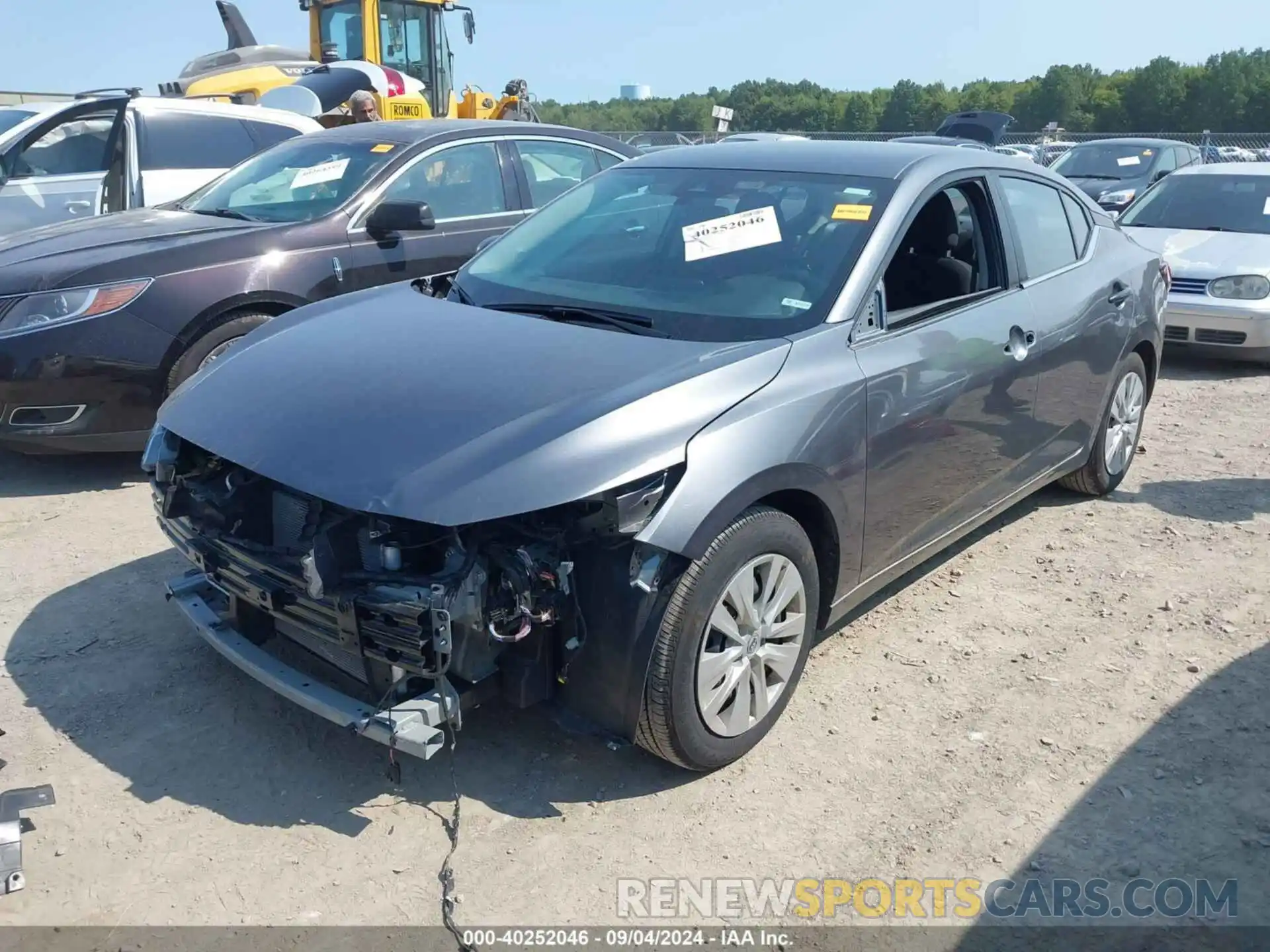 2 Photograph of a damaged car 3N1AB8BV4RY282901 NISSAN SENTRA 2024