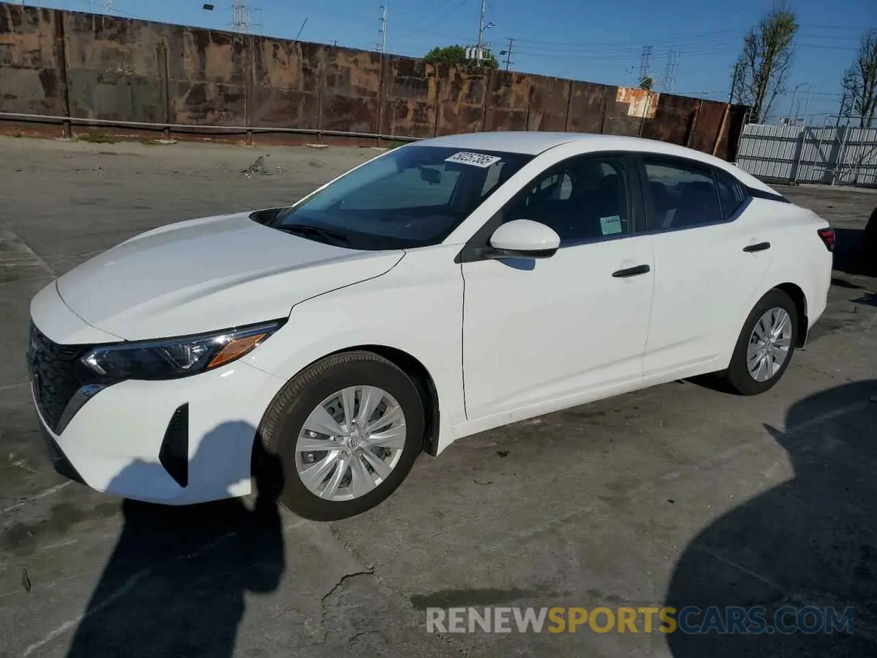 1 Photograph of a damaged car 3N1AB8BV4RY365213 NISSAN SENTRA 2024