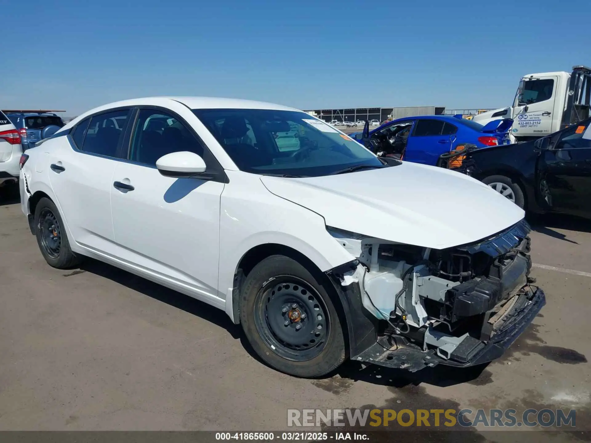 1 Photograph of a damaged car 3N1AB8BV5RY226580 NISSAN SENTRA 2024