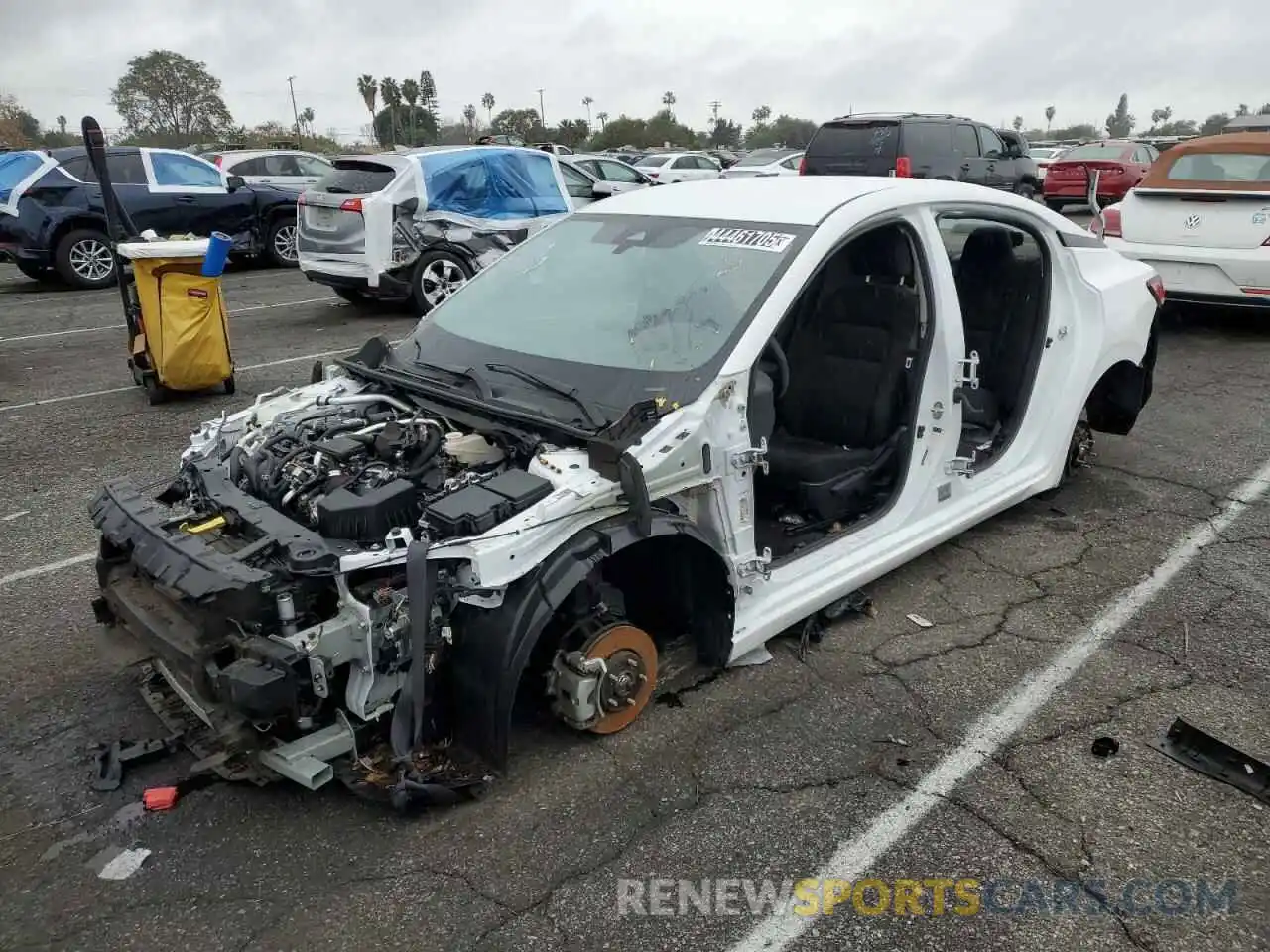 1 Photograph of a damaged car 3N1AB8BV5RY364572 NISSAN SENTRA 2024