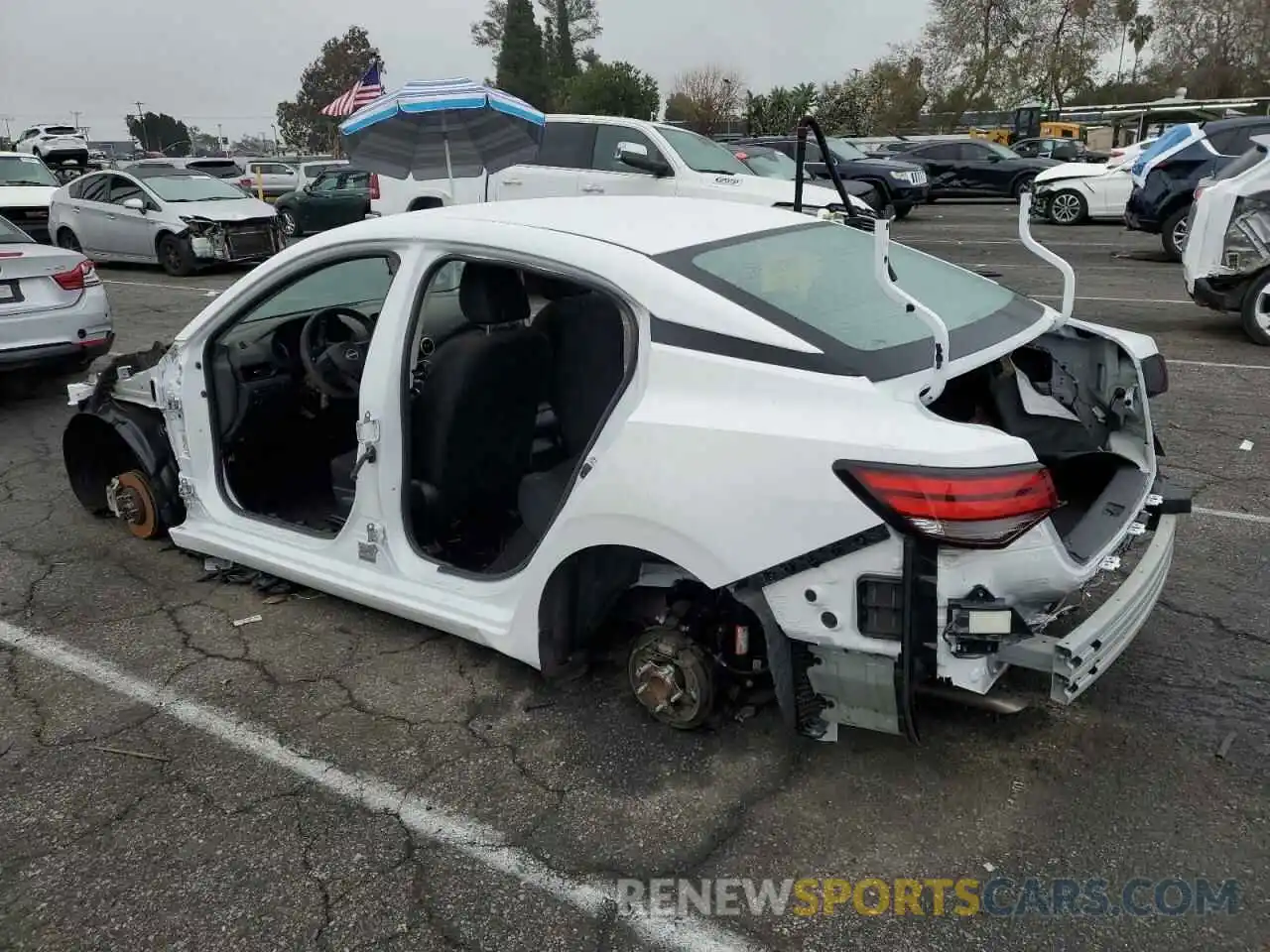 2 Photograph of a damaged car 3N1AB8BV5RY364572 NISSAN SENTRA 2024