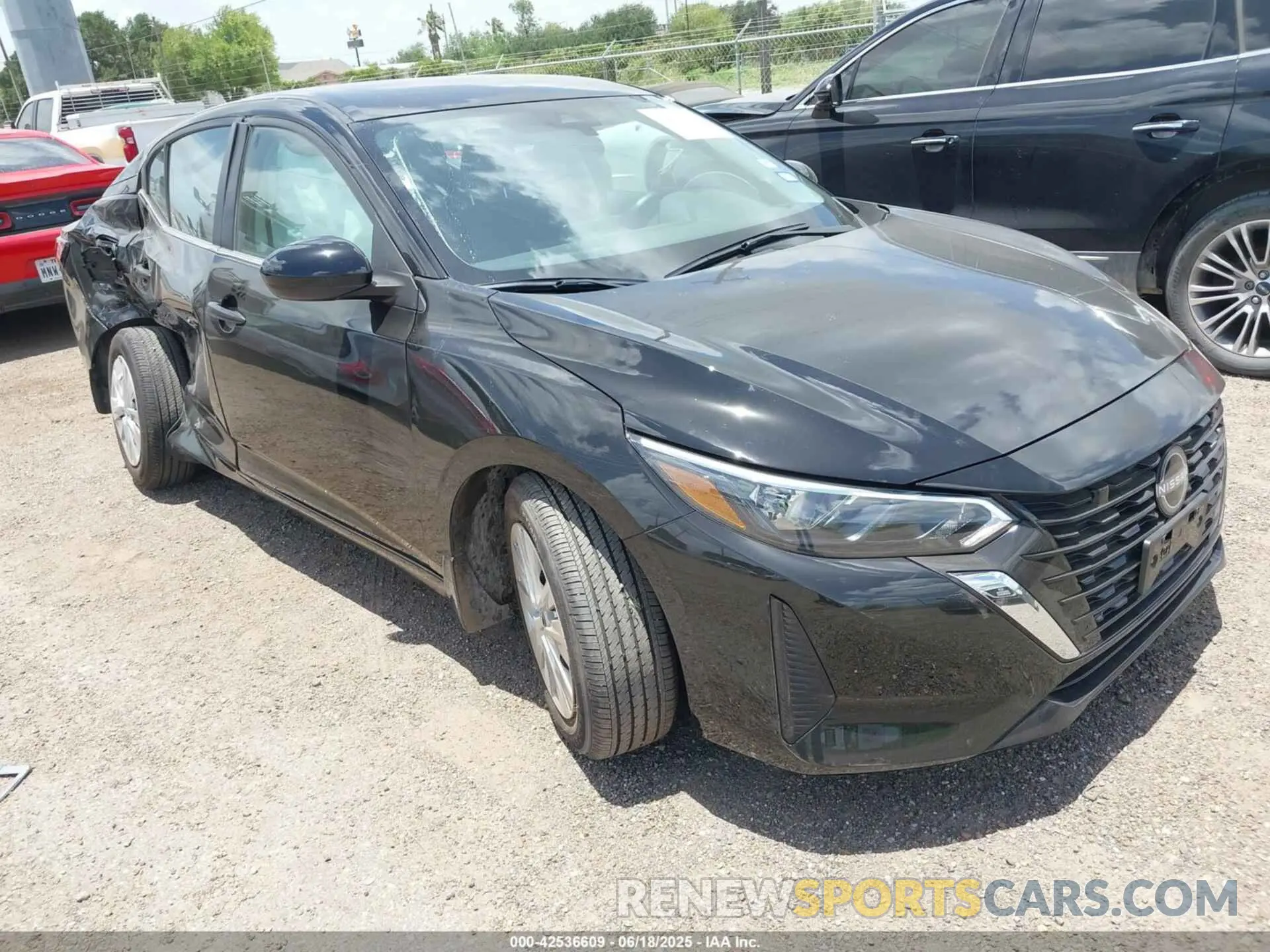1 Photograph of a damaged car 3N1AB8BV5RY376382 NISSAN SENTRA 2024