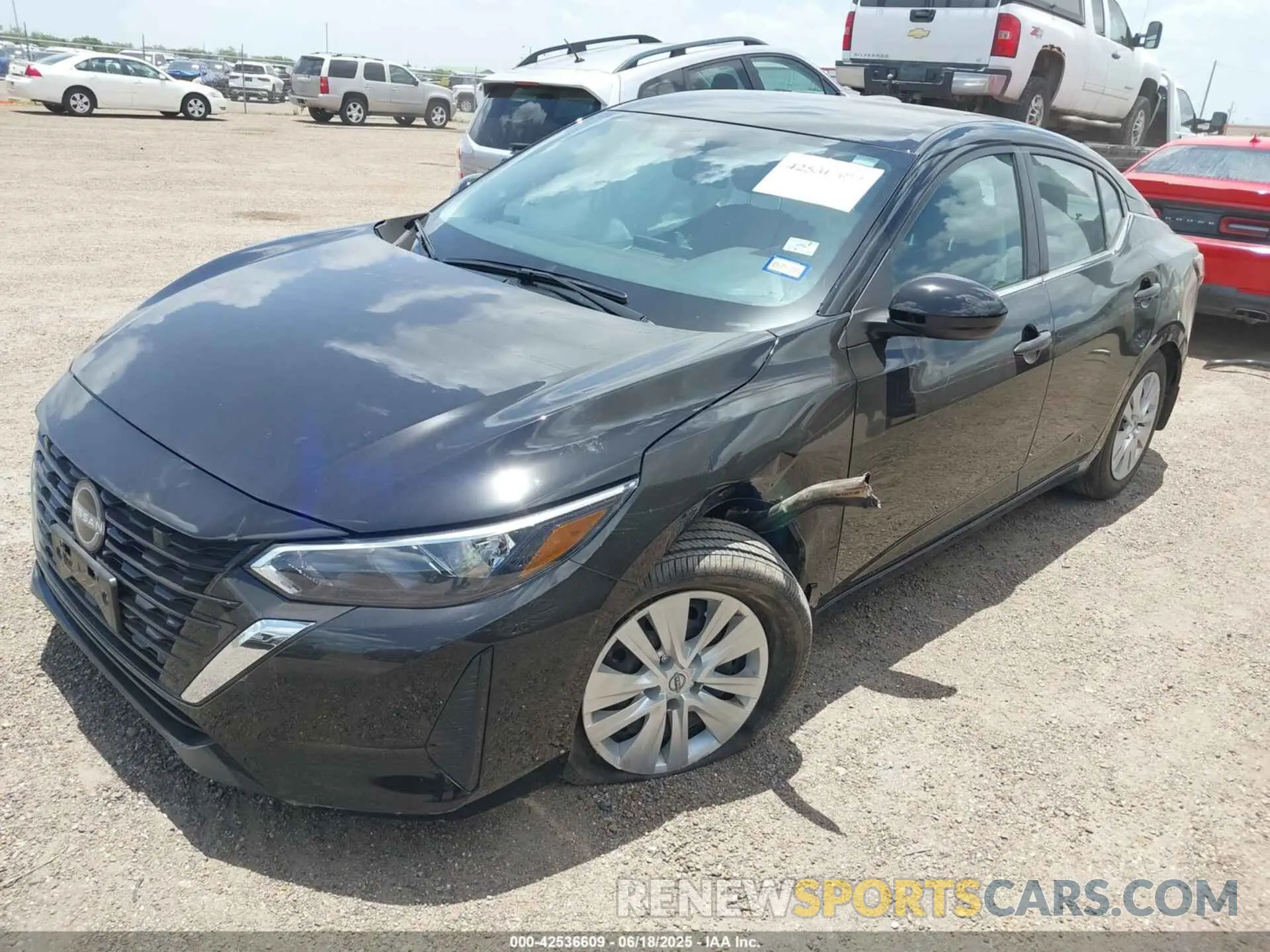 2 Photograph of a damaged car 3N1AB8BV5RY376382 NISSAN SENTRA 2024