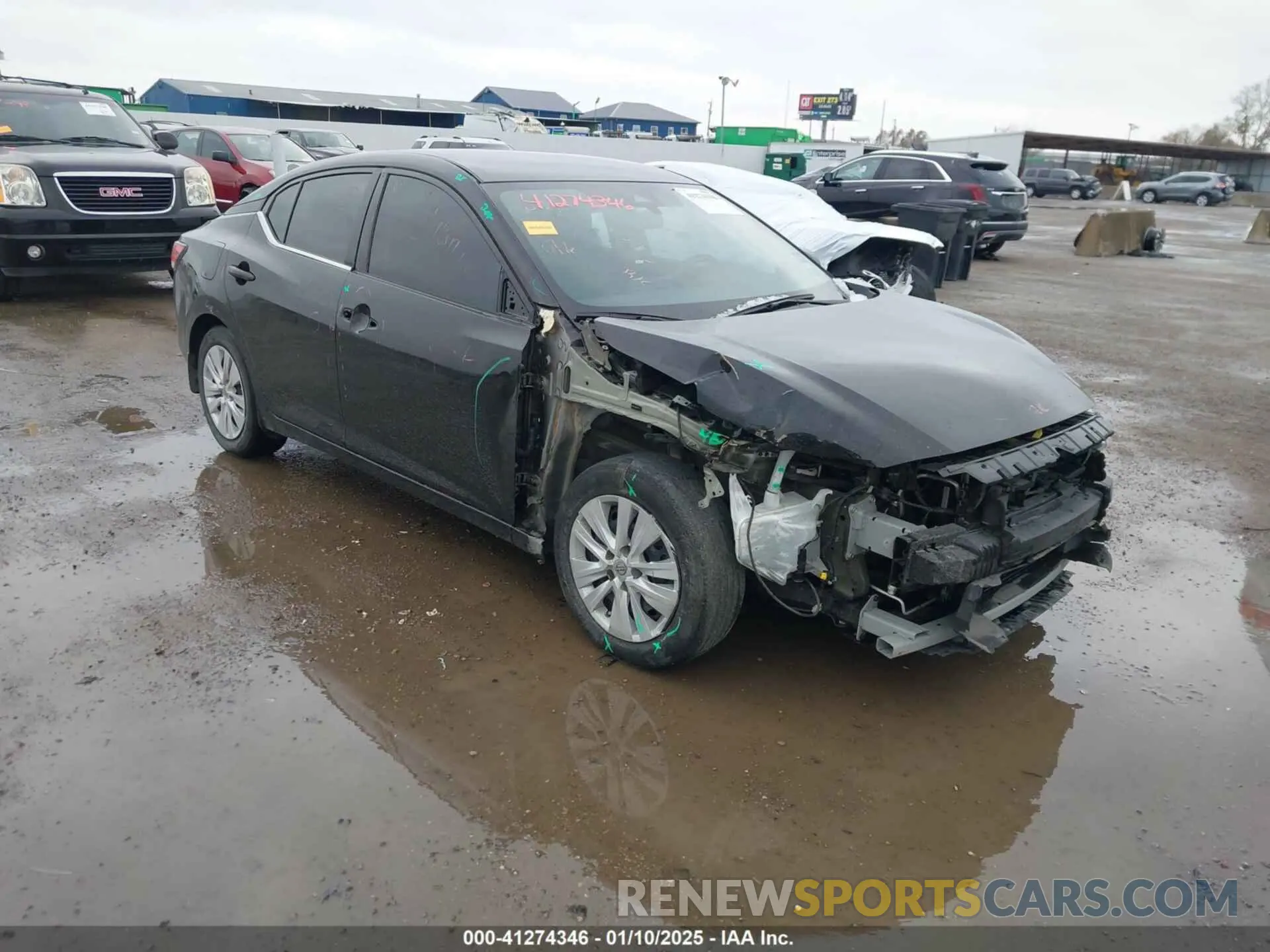 1 Photograph of a damaged car 3N1AB8BV6RY212171 NISSAN SENTRA 2024