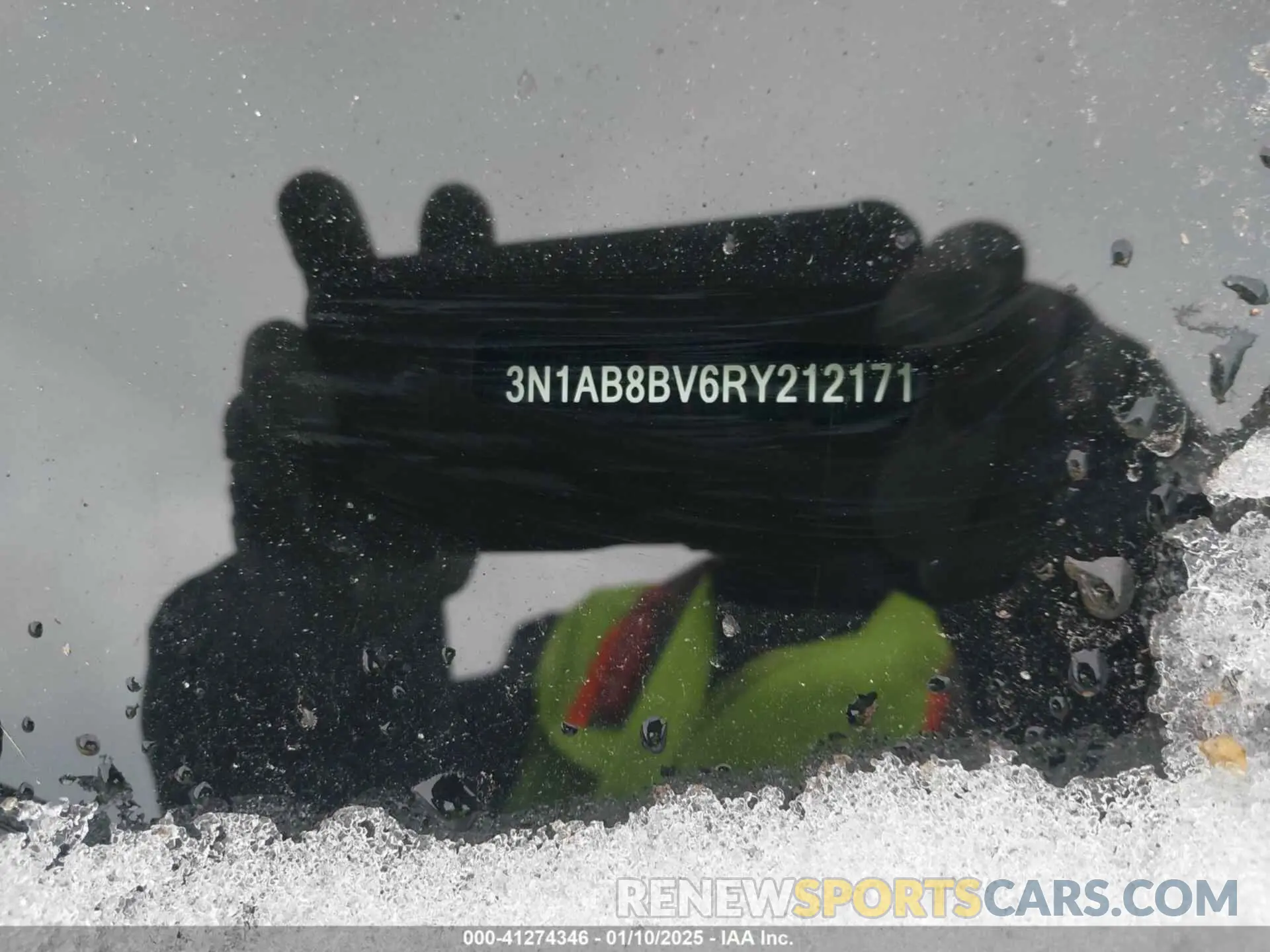 9 Photograph of a damaged car 3N1AB8BV6RY212171 NISSAN SENTRA 2024