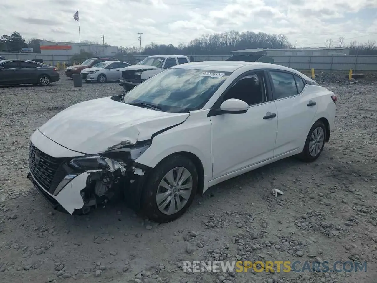 1 Photograph of a damaged car 3N1AB8BV6RY249706 NISSAN SENTRA 2024