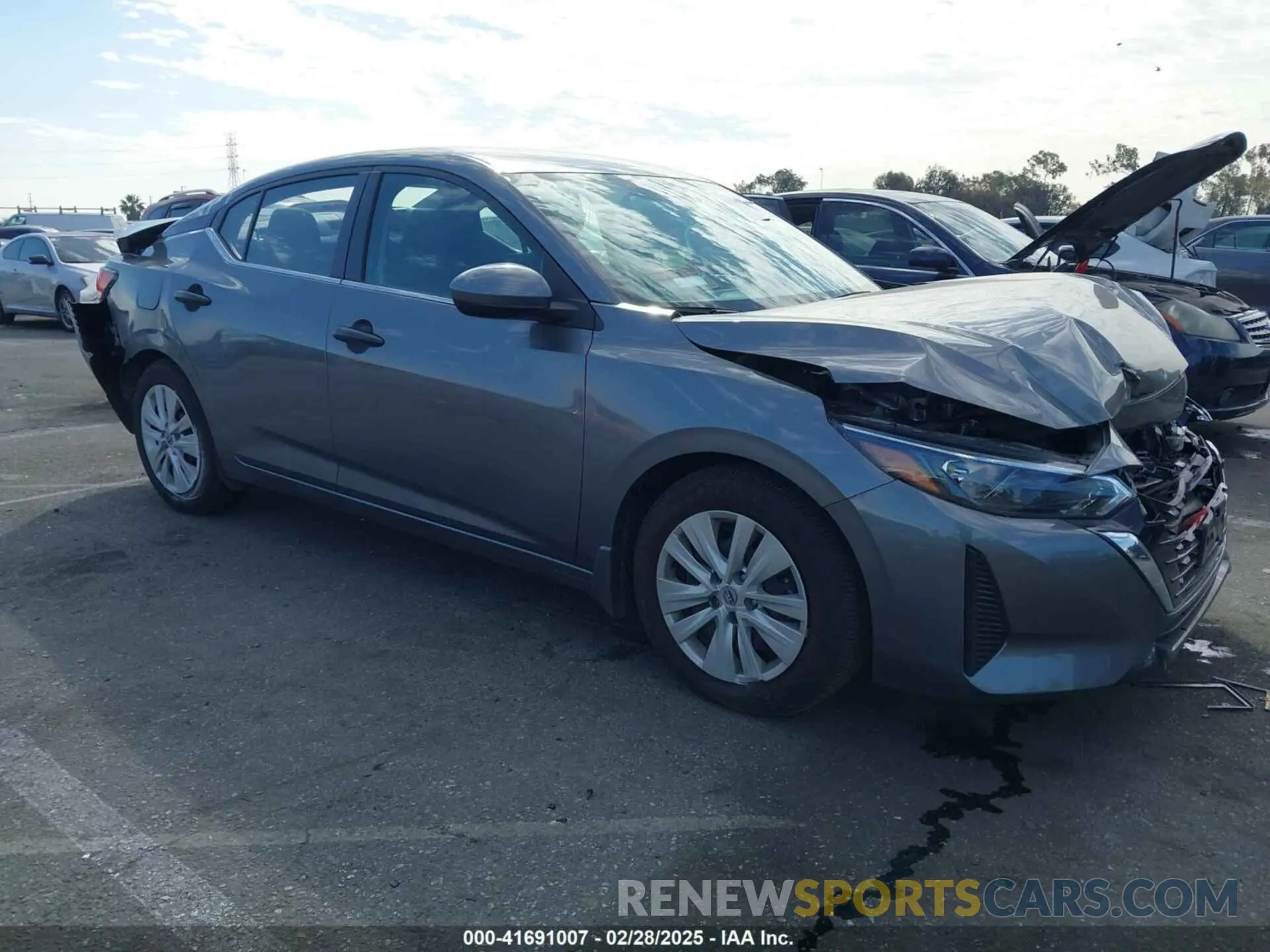 1 Photograph of a damaged car 3N1AB8BV6RY275240 NISSAN SENTRA 2024