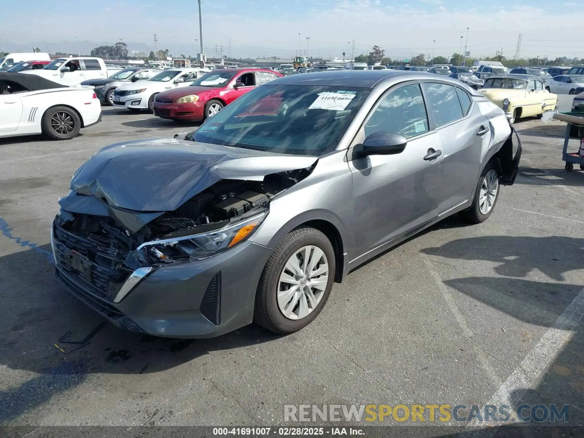 2 Photograph of a damaged car 3N1AB8BV6RY275240 NISSAN SENTRA 2024