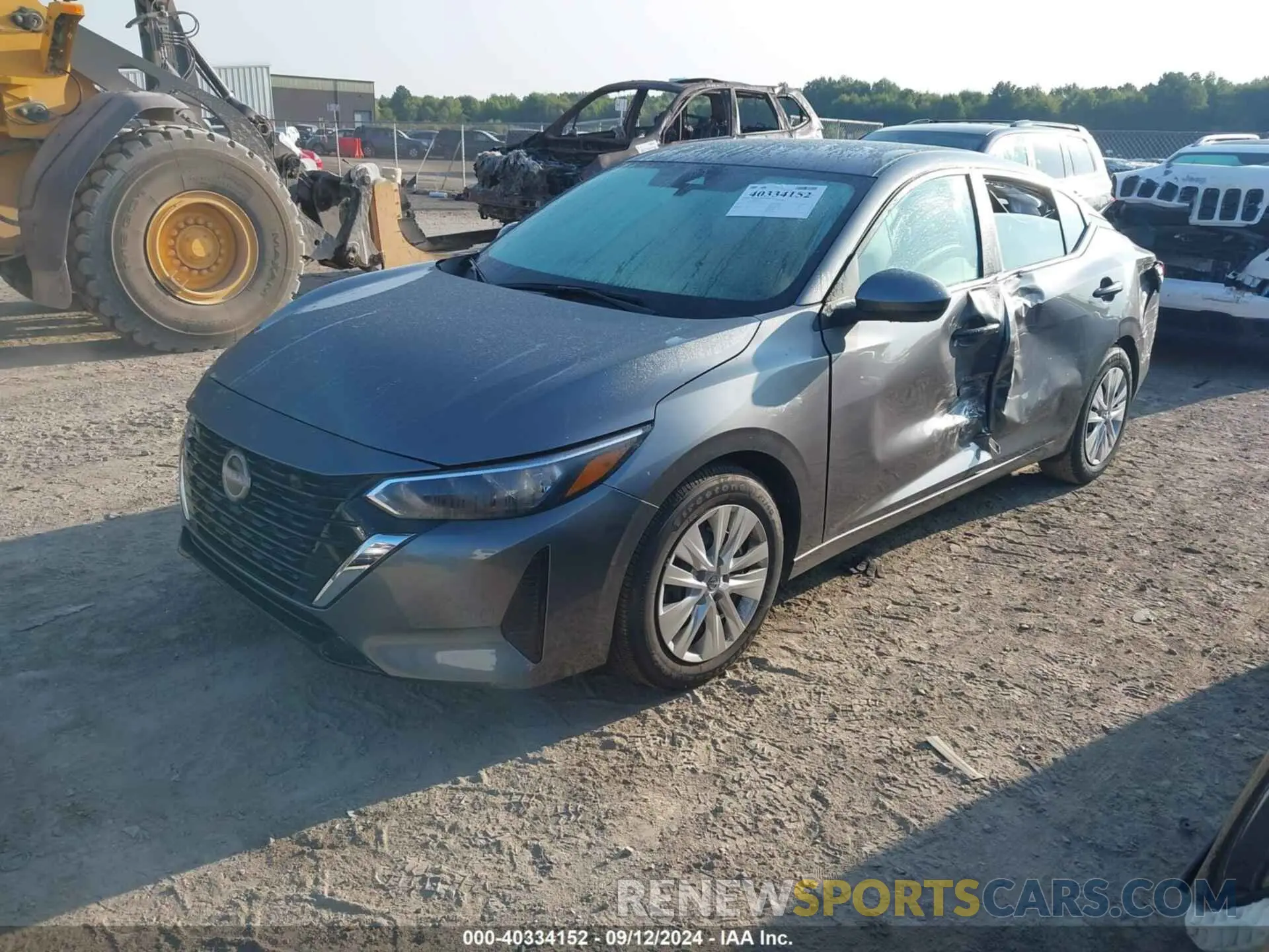 2 Photograph of a damaged car 3N1AB8BV6RY290207 NISSAN SENTRA 2024
