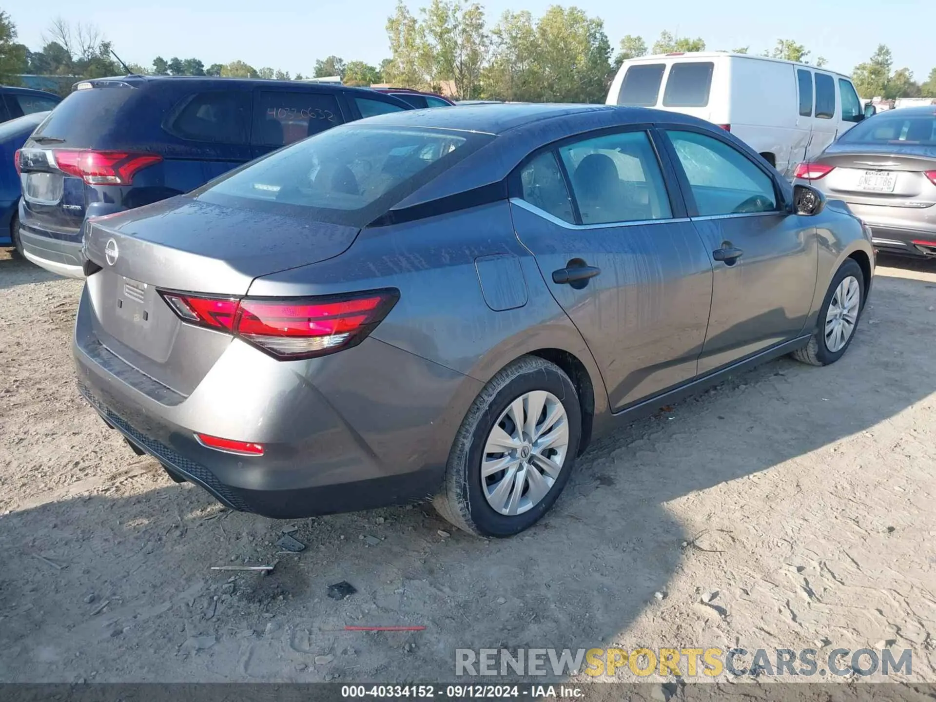 4 Photograph of a damaged car 3N1AB8BV6RY290207 NISSAN SENTRA 2024