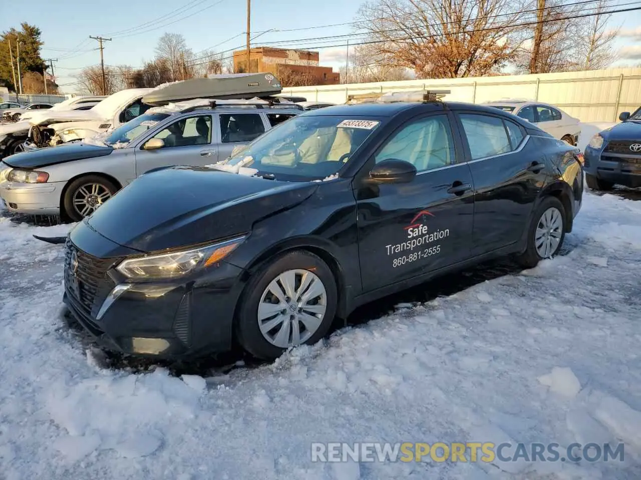 1 Photograph of a damaged car 3N1AB8BV6RY296833 NISSAN SENTRA 2024