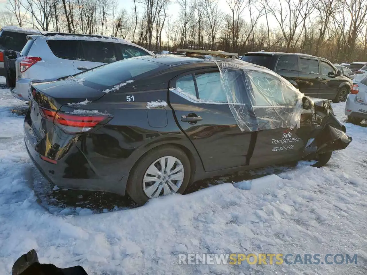 3 Photograph of a damaged car 3N1AB8BV6RY296833 NISSAN SENTRA 2024