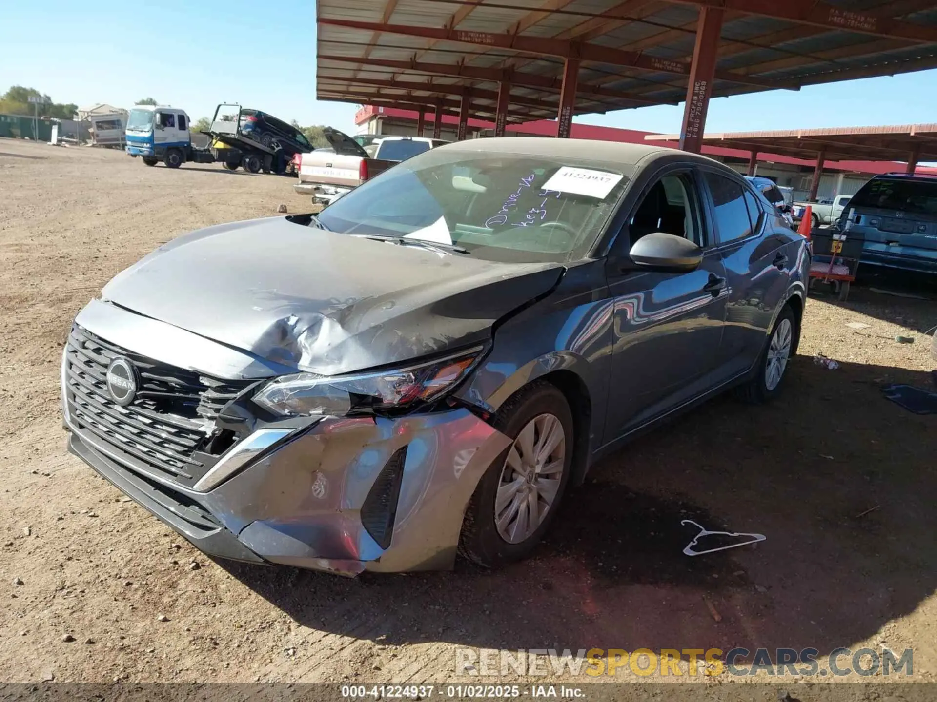 2 Photograph of a damaged car 3N1AB8BV6RY308155 NISSAN SENTRA 2024