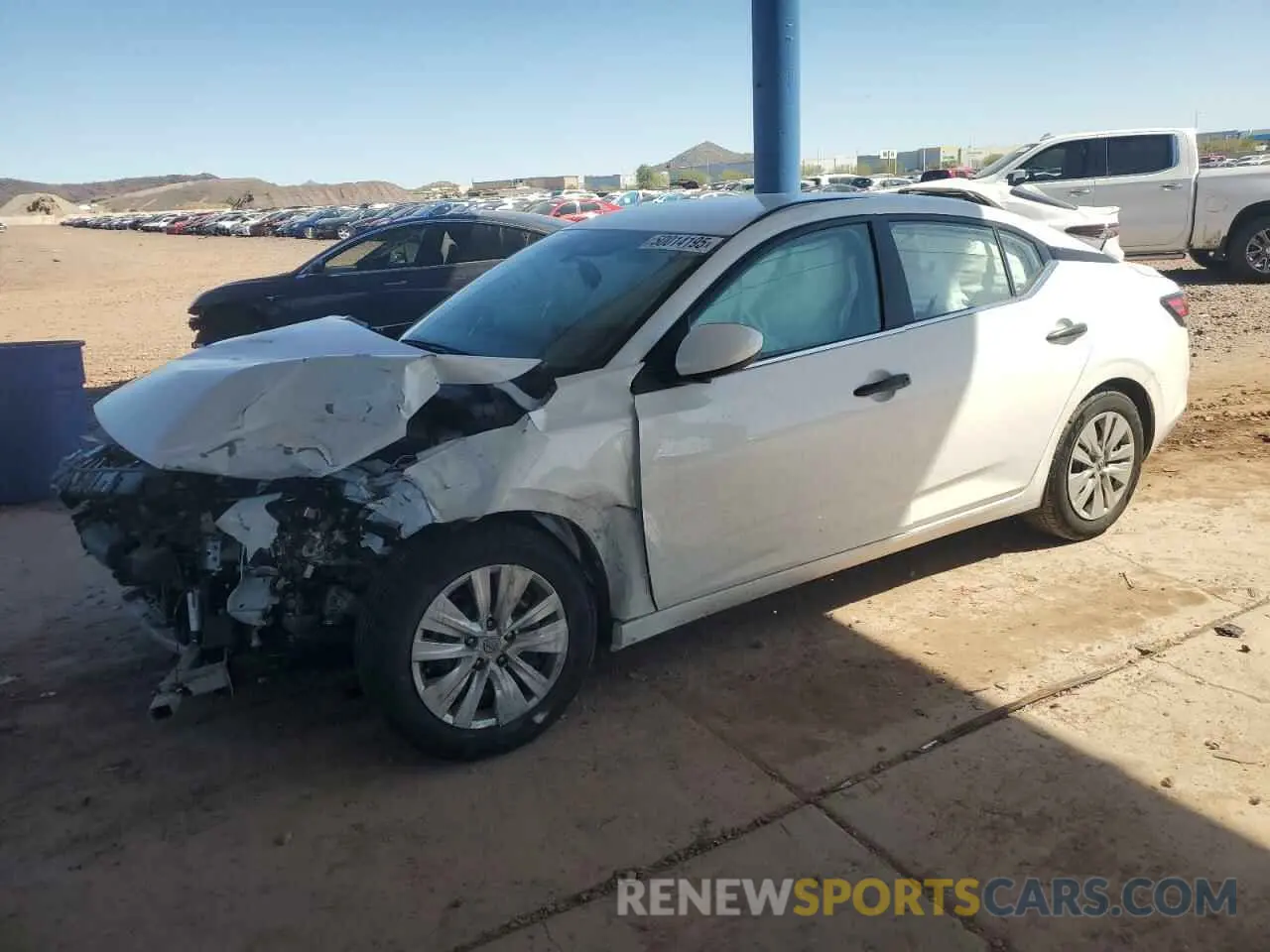 1 Photograph of a damaged car 3N1AB8BV7RY271875 NISSAN SENTRA 2024