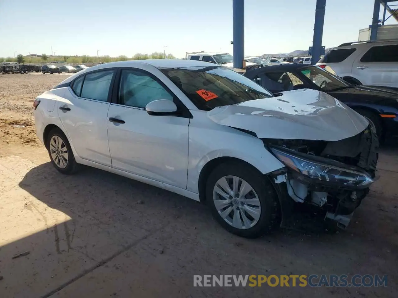 4 Photograph of a damaged car 3N1AB8BV7RY271875 NISSAN SENTRA 2024