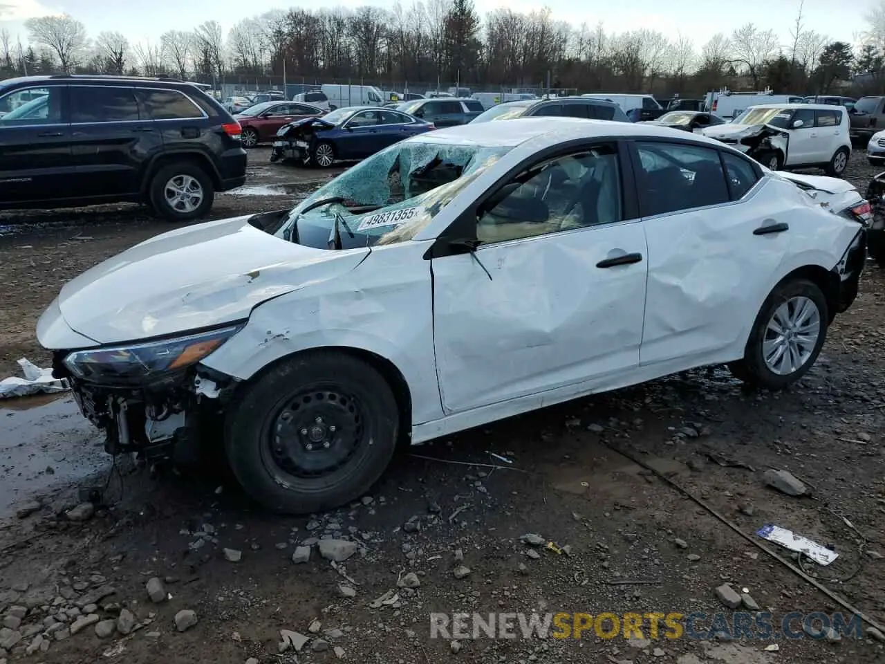 1 Photograph of a damaged car 3N1AB8BV7RY286831 NISSAN SENTRA 2024