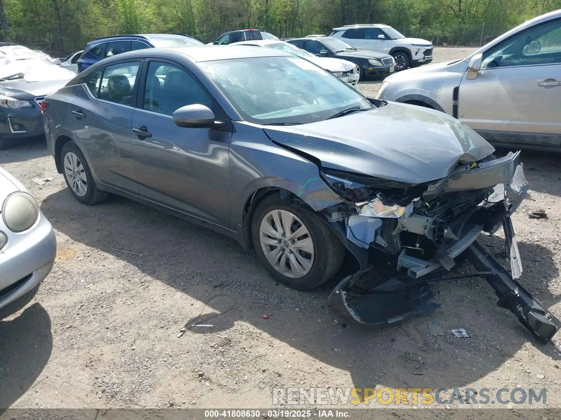 1 Photograph of a damaged car 3N1AB8BV7RY321495 NISSAN SENTRA 2024