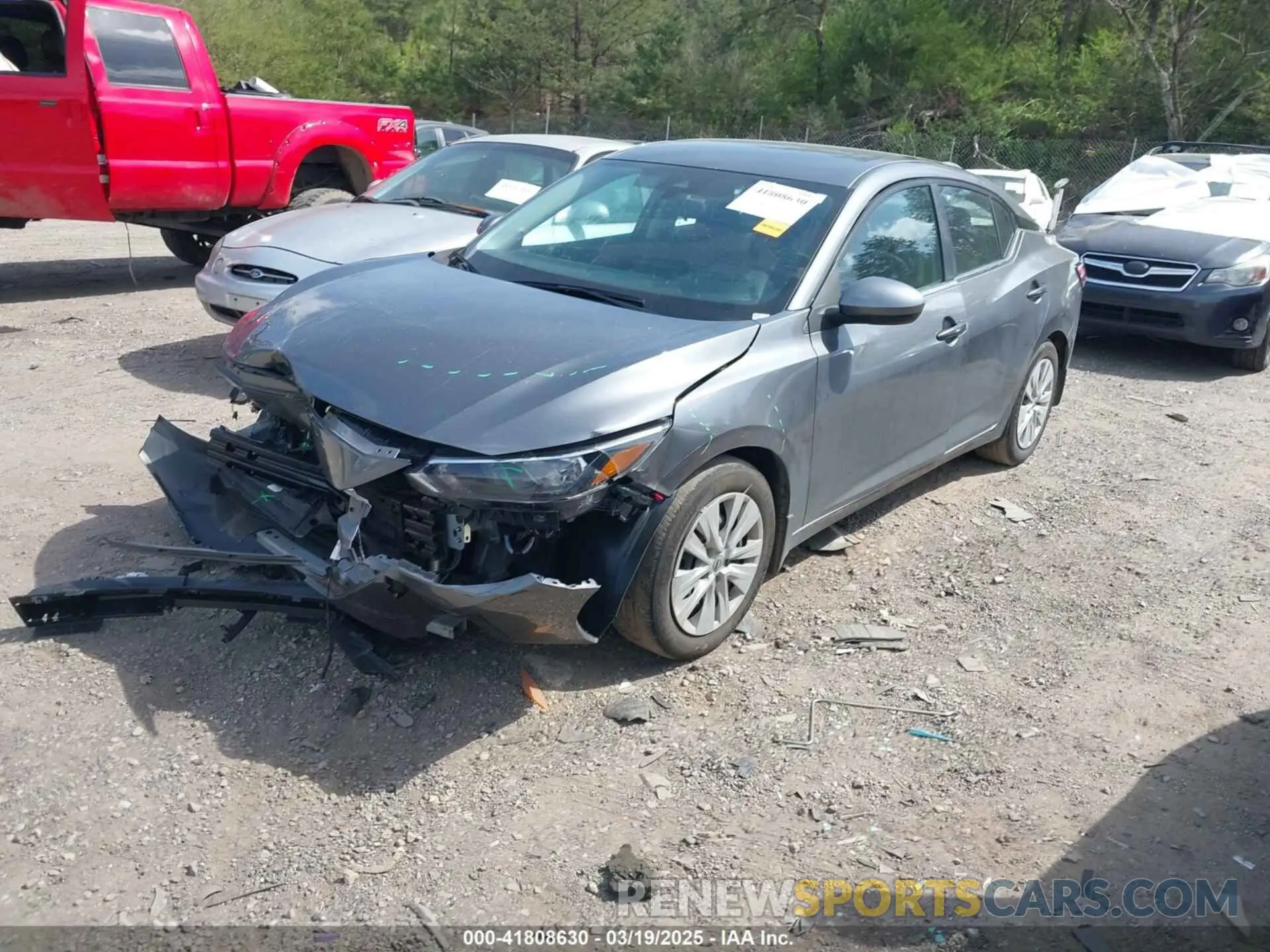 2 Photograph of a damaged car 3N1AB8BV7RY321495 NISSAN SENTRA 2024