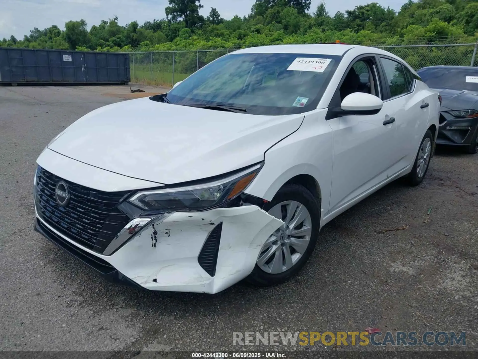 2 Photograph of a damaged car 3N1AB8BV7RY325028 NISSAN SENTRA 2024