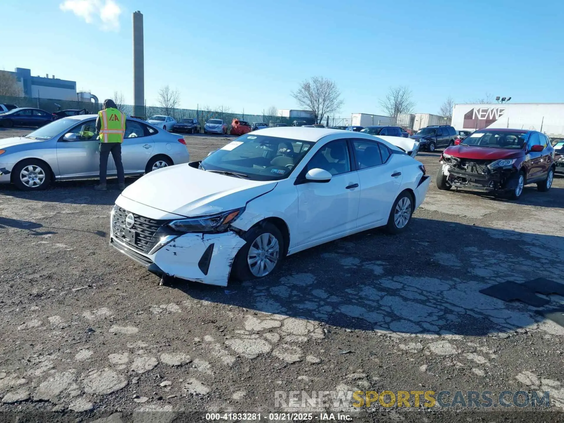 2 Photograph of a damaged car 3N1AB8BV8RY287275 NISSAN SENTRA 2024