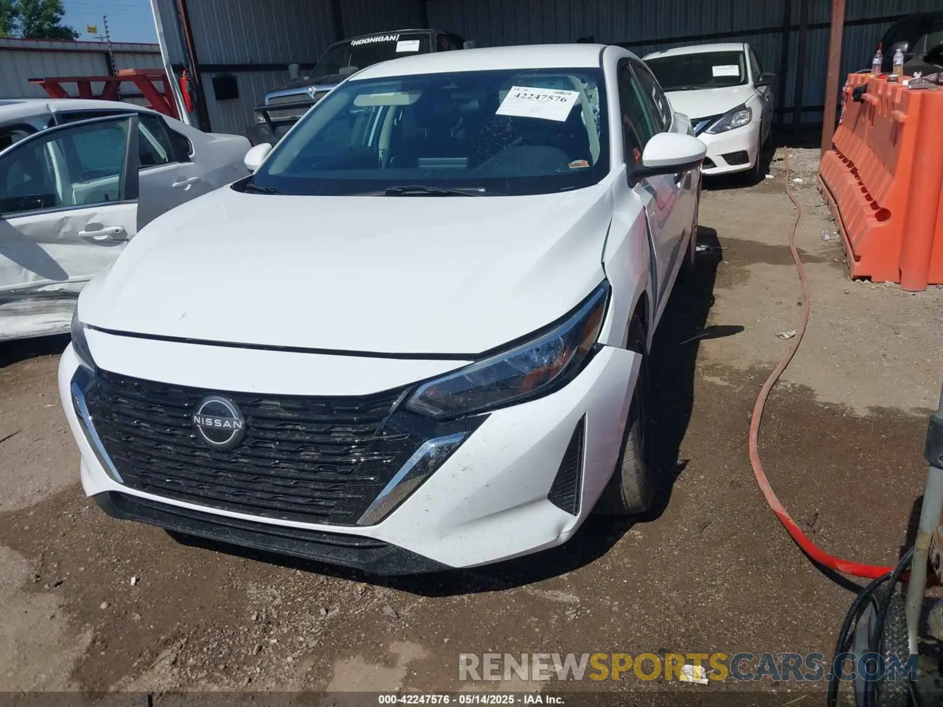 2 Photograph of a damaged car 3N1AB8BV8RY296722 NISSAN SENTRA 2024