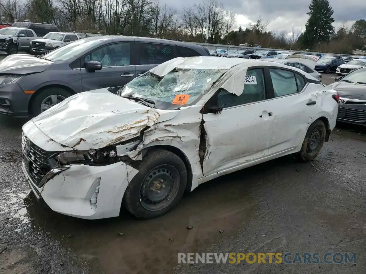 1 Photograph of a damaged car 3N1AB8BV9RY209426 NISSAN SENTRA 2024