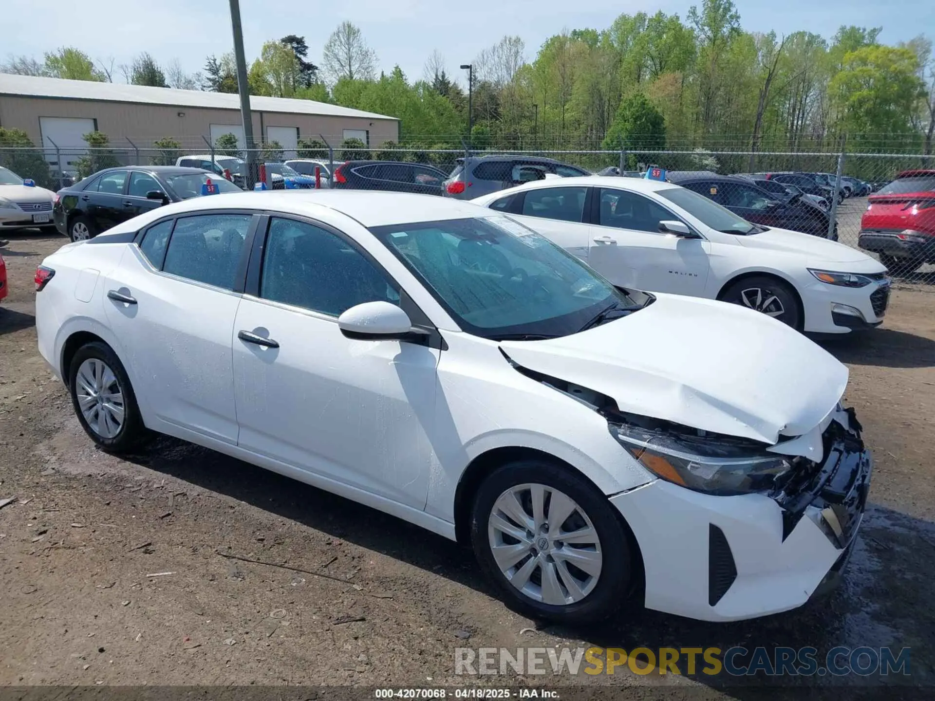 1 Photograph of a damaged car 3N1AB8BV9RY296423 NISSAN SENTRA 2024
