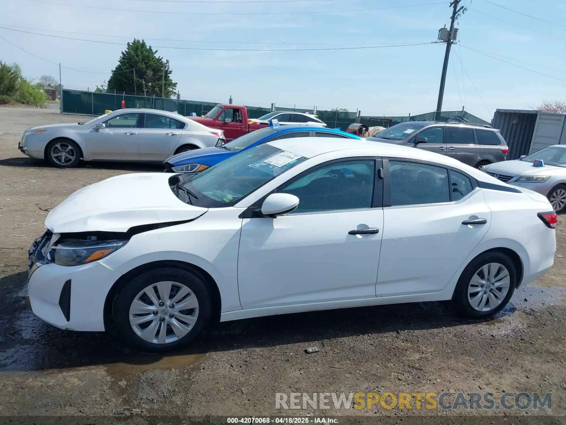 14 Photograph of a damaged car 3N1AB8BV9RY296423 NISSAN SENTRA 2024