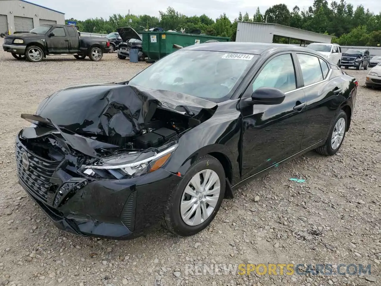 1 Photograph of a damaged car 3N1AB8BV9RY357625 NISSAN SENTRA 2024