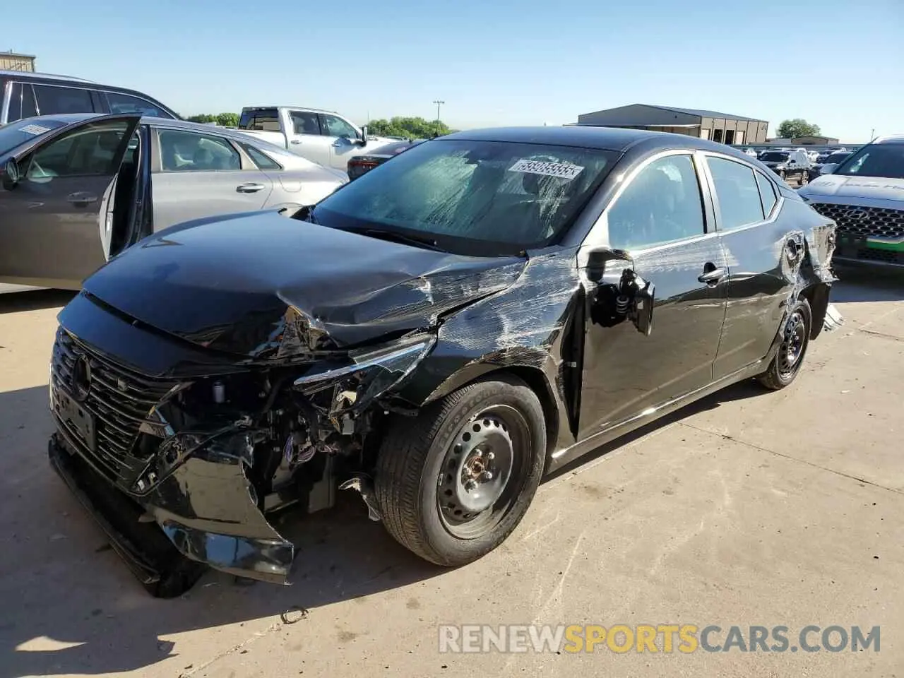 1 Photograph of a damaged car 3N1AB8BV9RY376580 NISSAN SENTRA 2024