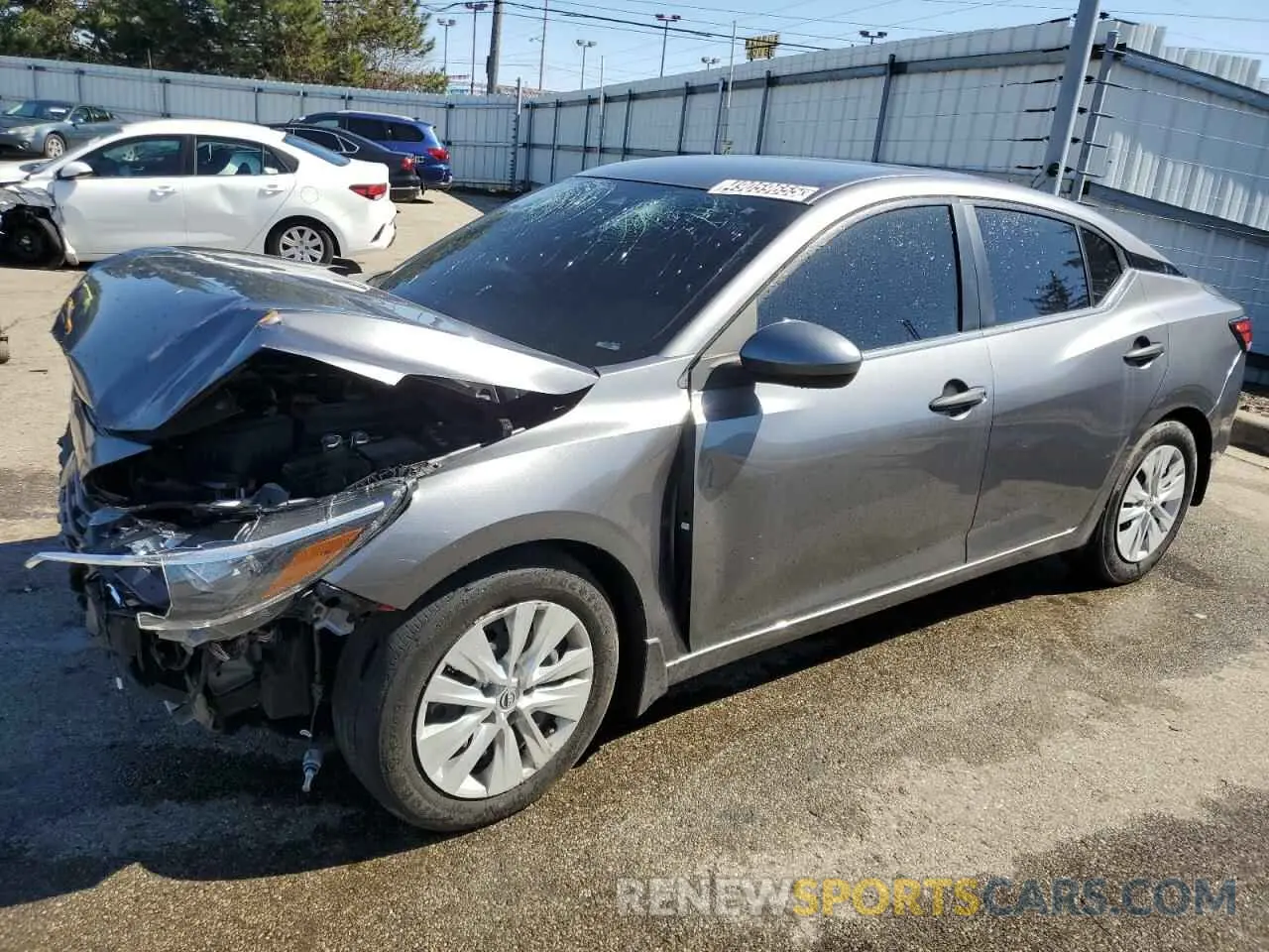 1 Photograph of a damaged car 3N1AB8BVXRY205255 NISSAN SENTRA 2024