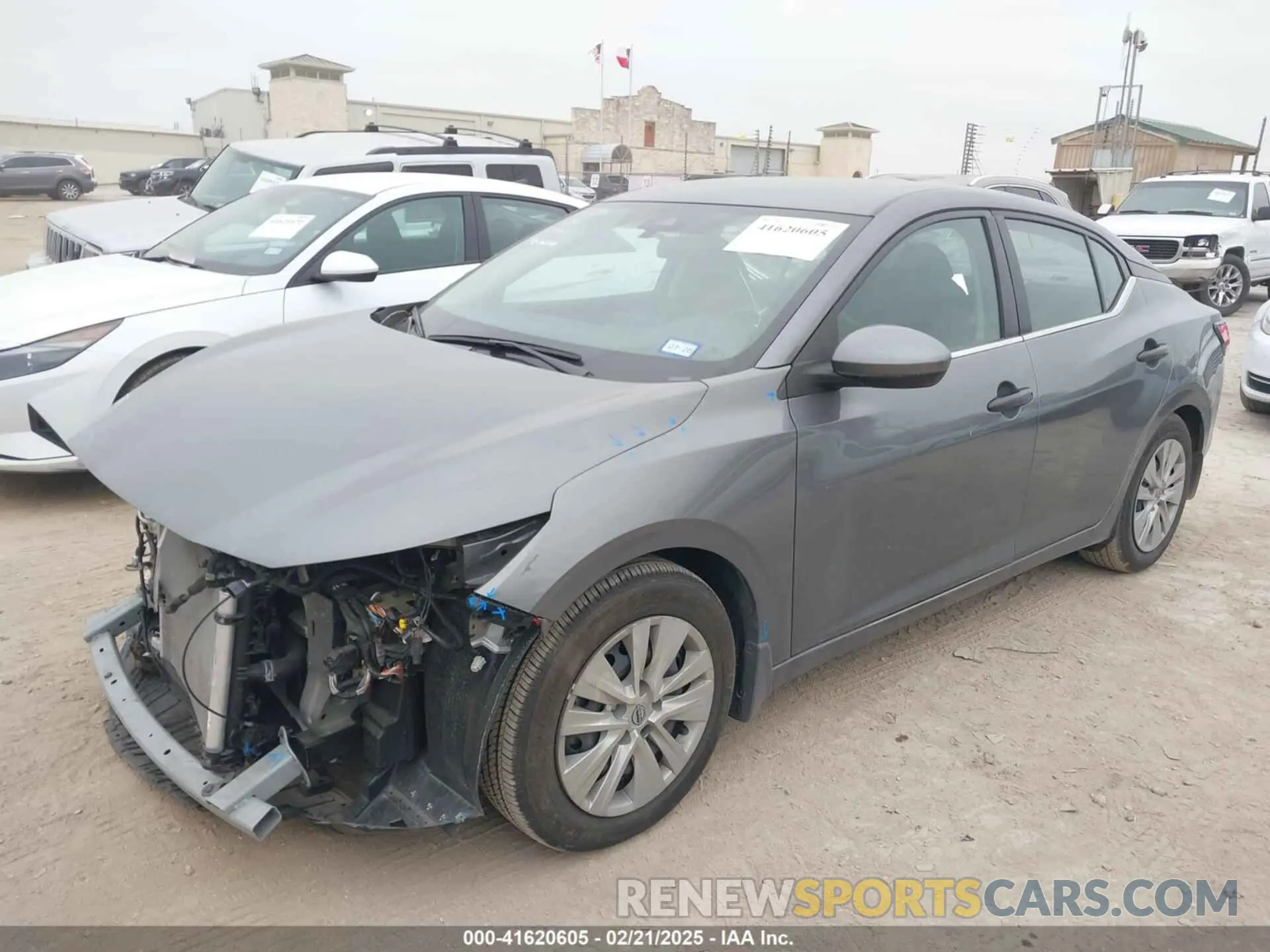 2 Photograph of a damaged car 3N1AB8BVXRY238675 NISSAN SENTRA 2024