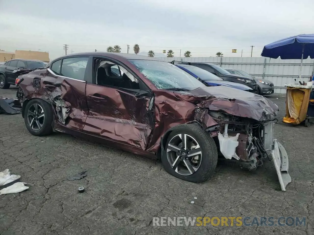 4 Photograph of a damaged car 3N1AB8CV0RY218451 NISSAN SENTRA 2024
