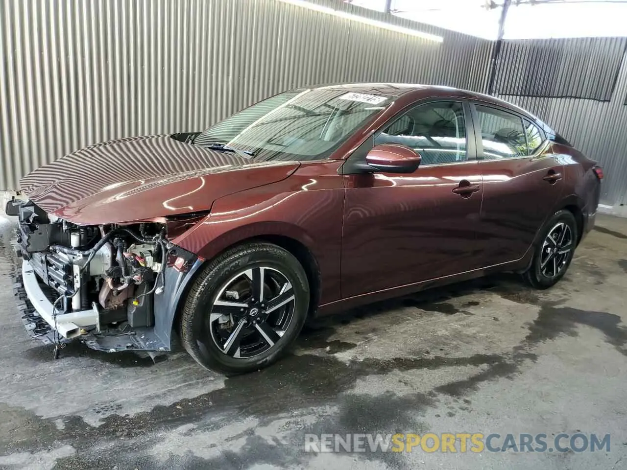 1 Photograph of a damaged car 3N1AB8CV0RY343451 NISSAN SENTRA 2024
