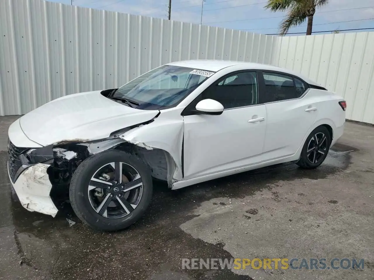 1 Photograph of a damaged car 3N1AB8CV0RY366826 NISSAN SENTRA 2024