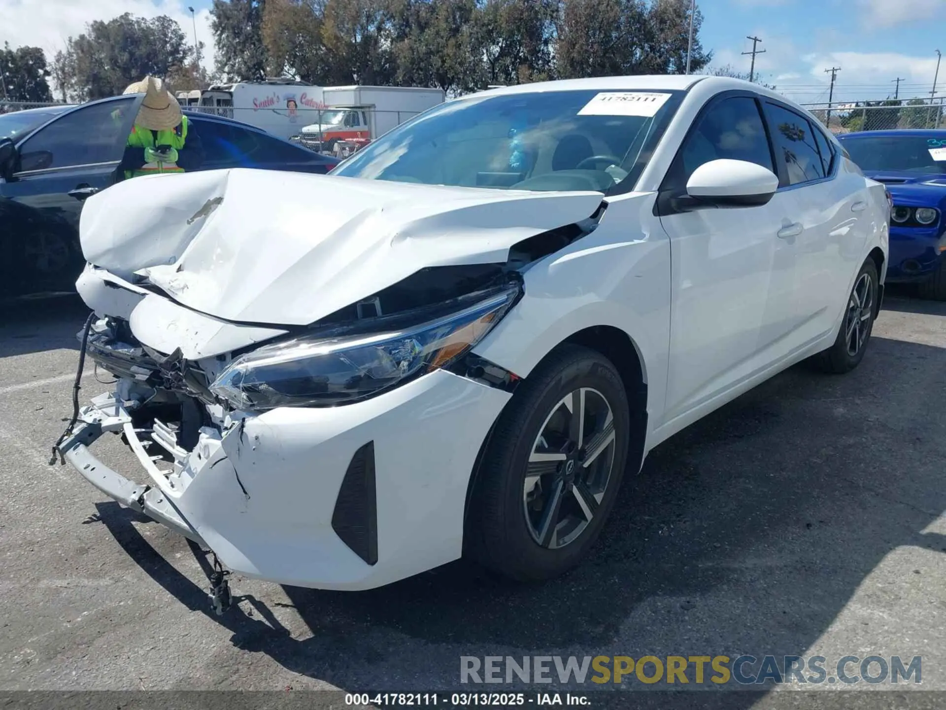 2 Photograph of a damaged car 3N1AB8CV0RY368396 NISSAN SENTRA 2024