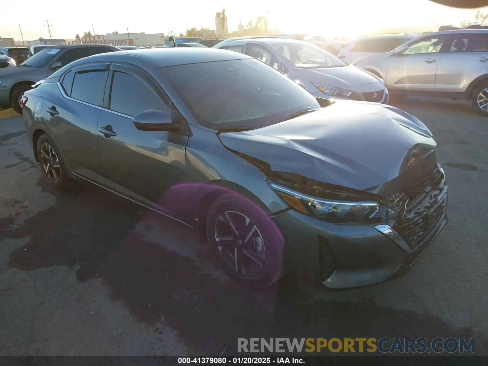 1 Photograph of a damaged car 3N1AB8CV0RY374716 NISSAN SENTRA 2024