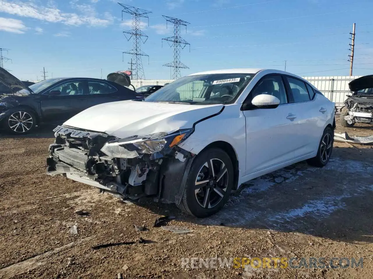 1 Photograph of a damaged car 3N1AB8CV0RY390656 NISSAN SENTRA 2024