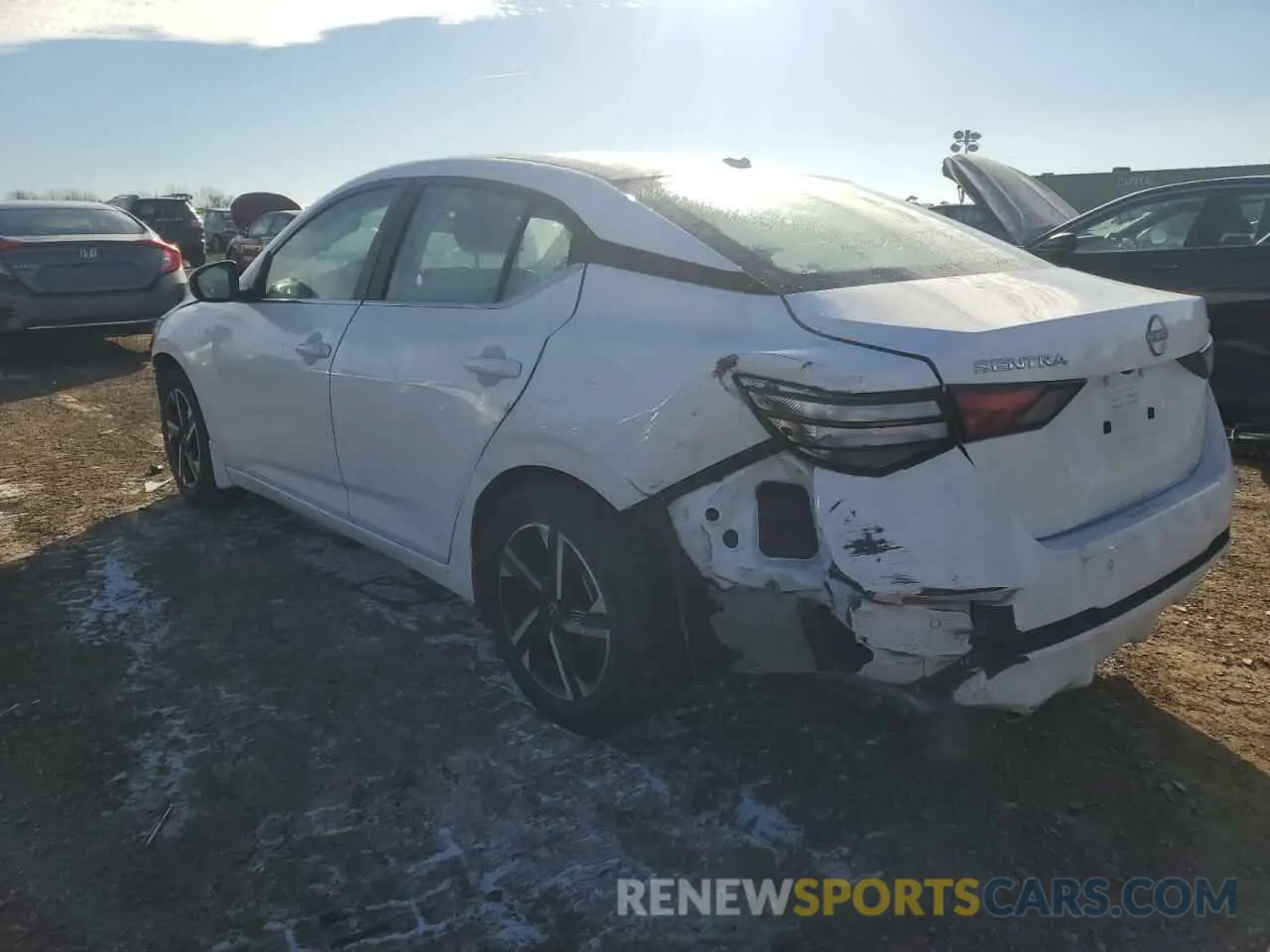 2 Photograph of a damaged car 3N1AB8CV0RY390656 NISSAN SENTRA 2024
