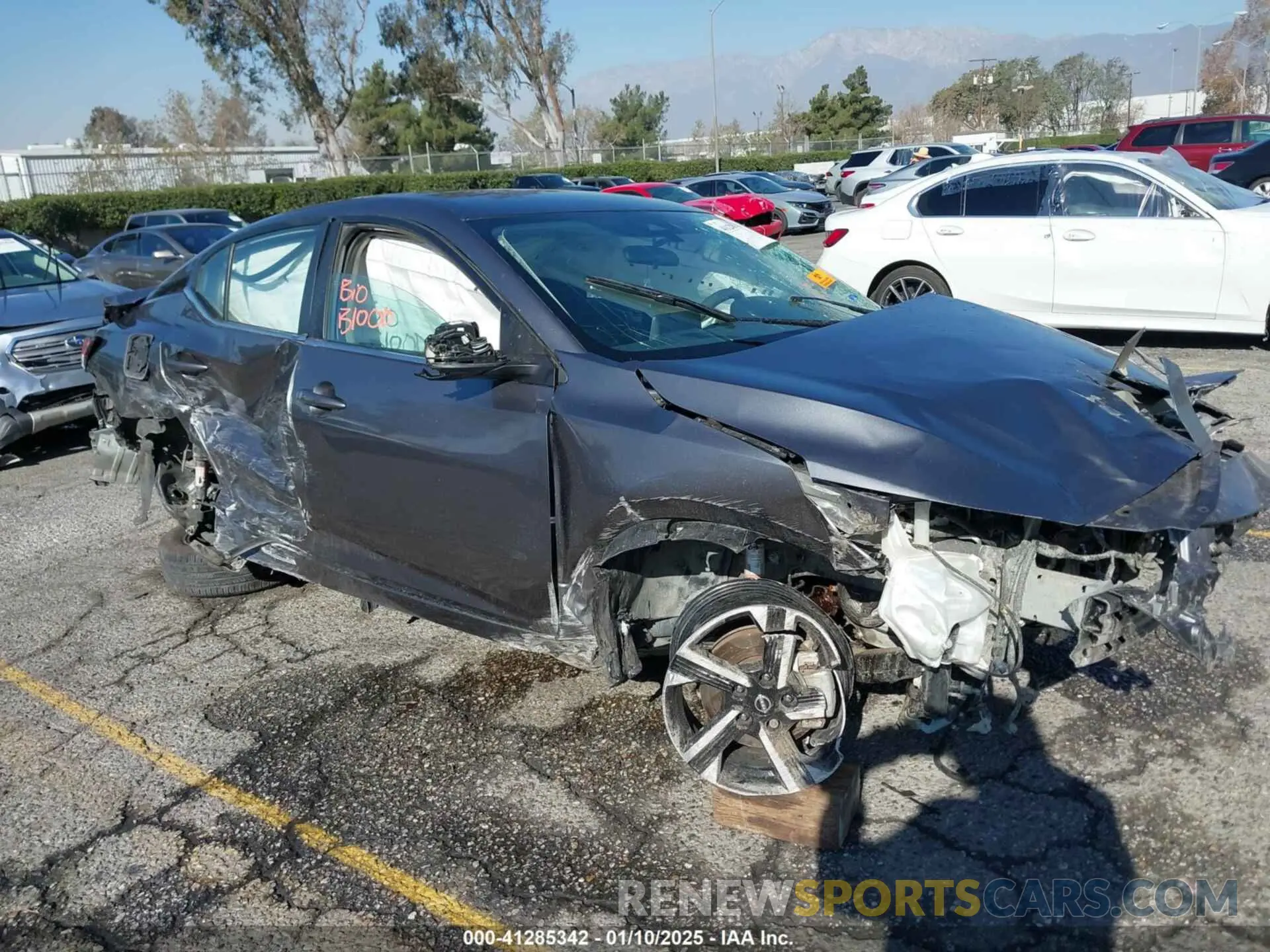 1 Photograph of a damaged car 3N1AB8CV1RY213470 NISSAN SENTRA 2024