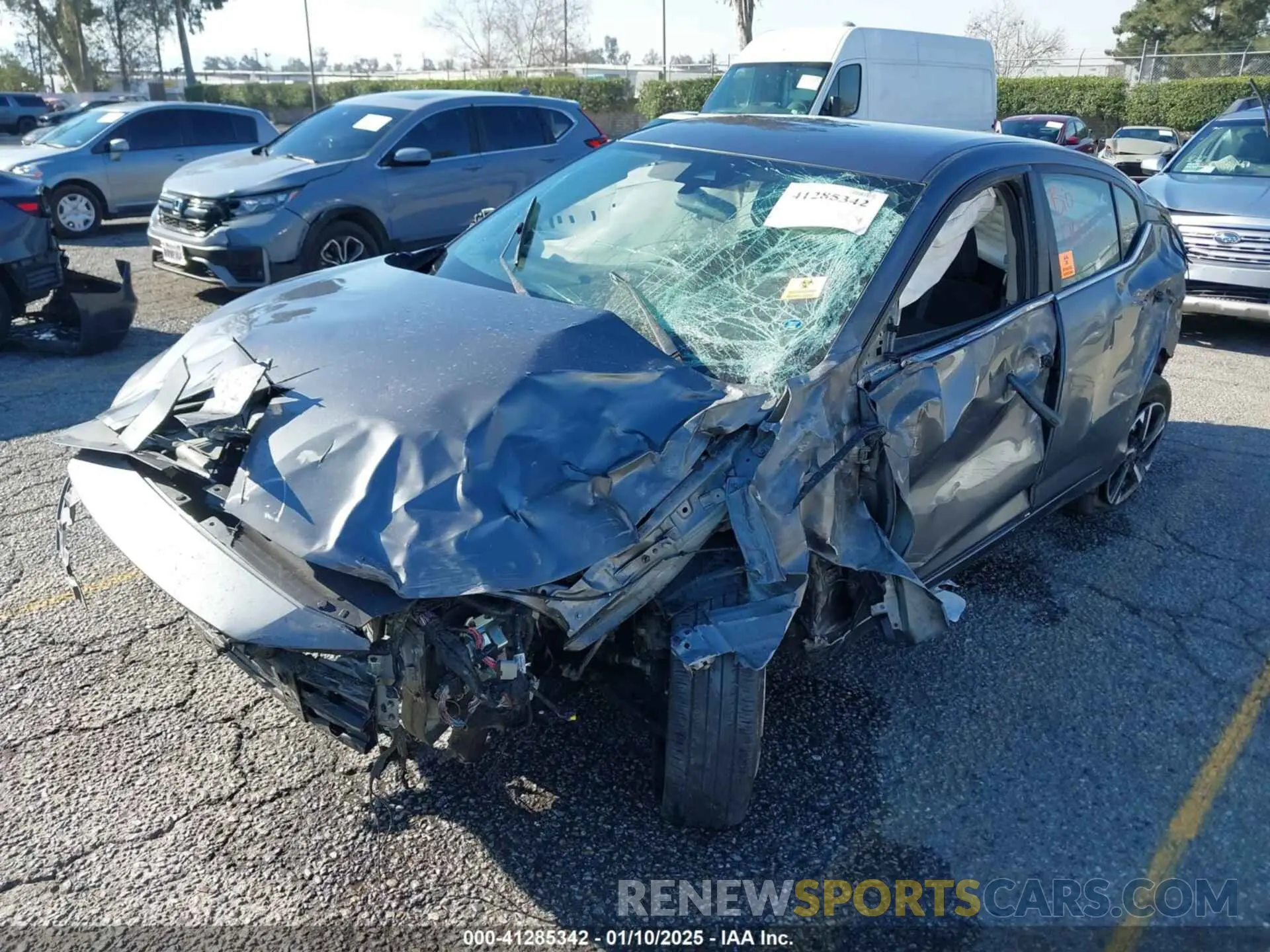 2 Photograph of a damaged car 3N1AB8CV1RY213470 NISSAN SENTRA 2024