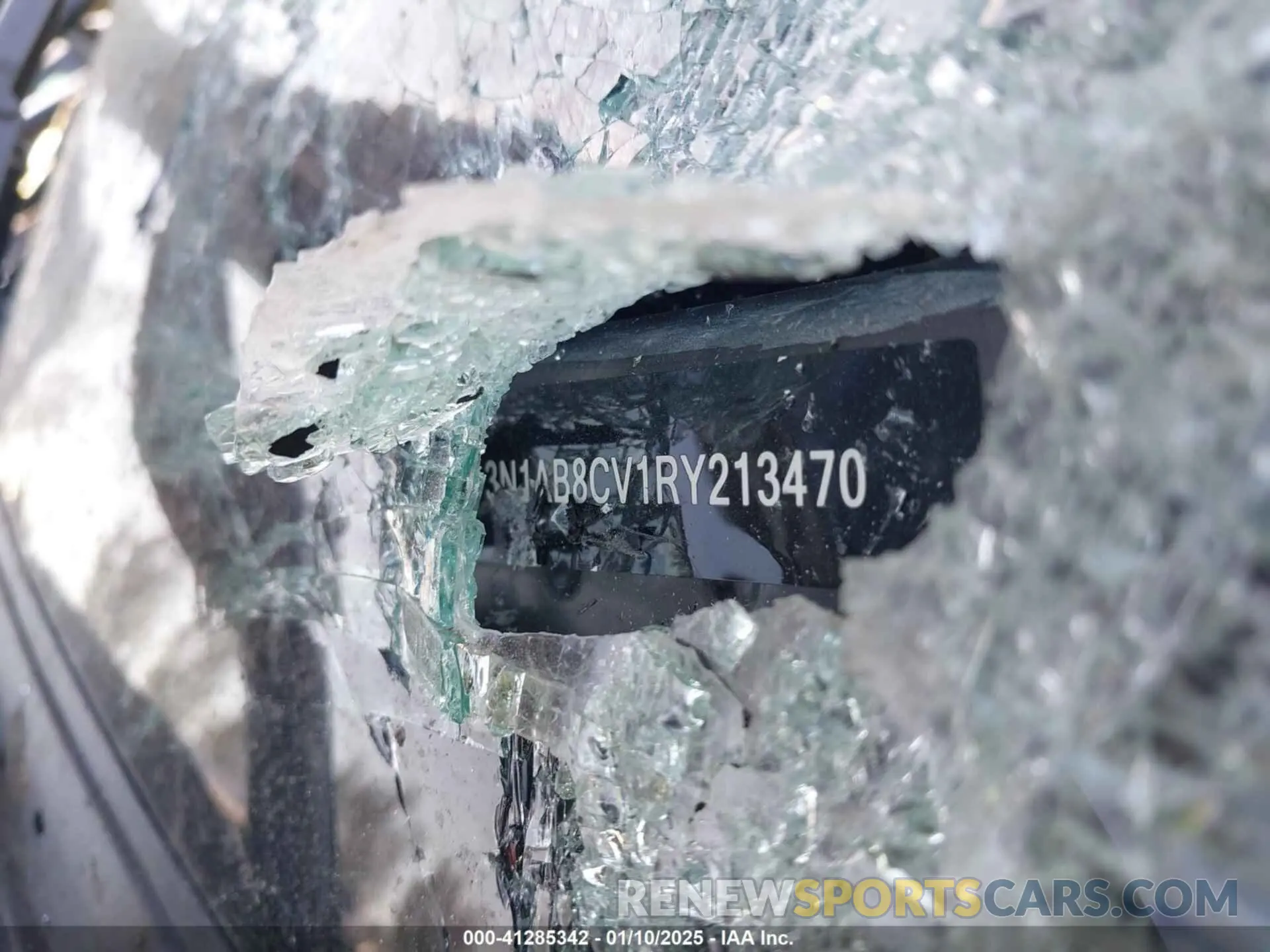 9 Photograph of a damaged car 3N1AB8CV1RY213470 NISSAN SENTRA 2024