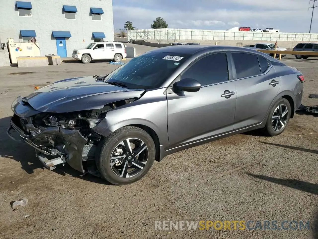 1 Photograph of a damaged car 3N1AB8CV1RY225604 NISSAN SENTRA 2024