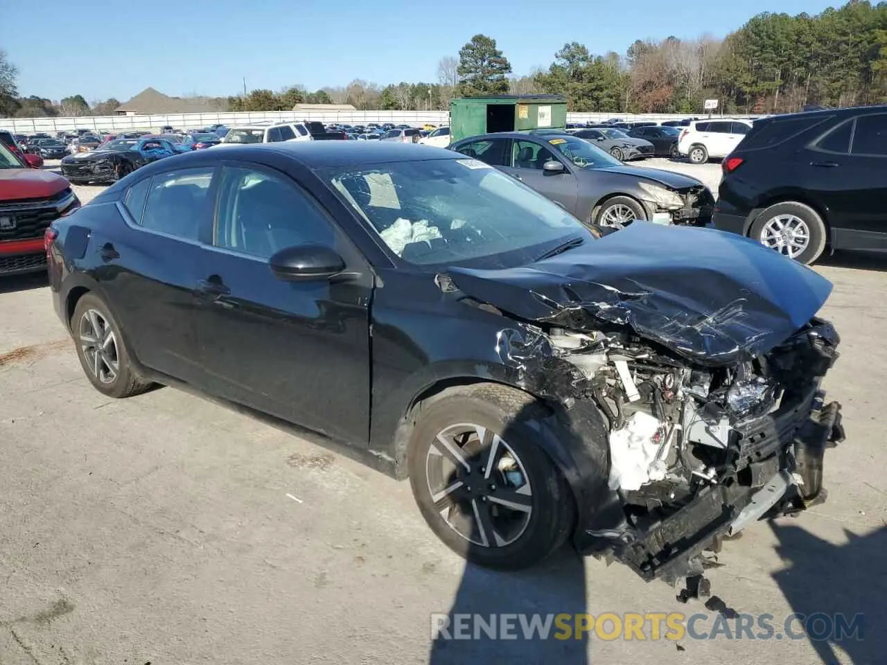 4 Photograph of a damaged car 3N1AB8CV1RY240958 NISSAN SENTRA 2024
